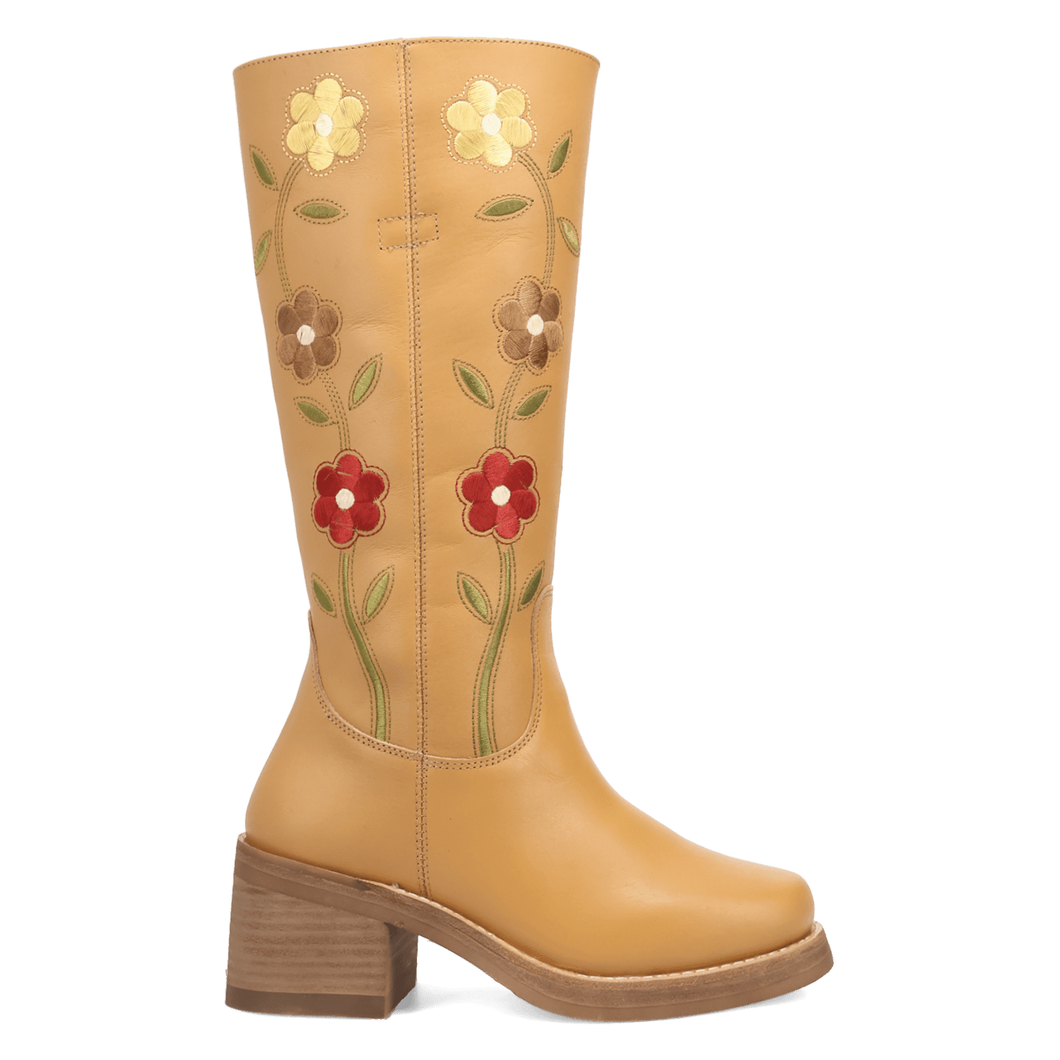 PRODUCT SHOT BLOOM LEATHER BOOT AT 90 DEGREE INSIDE ANGLE