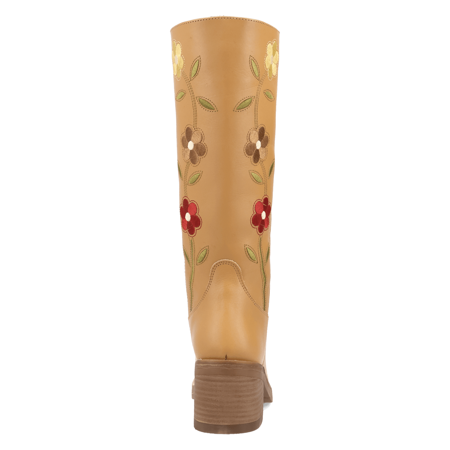 PRODUCT SHOT BLOOM LEATHER BOOT AT 180 DEGREE BACK ANGLE