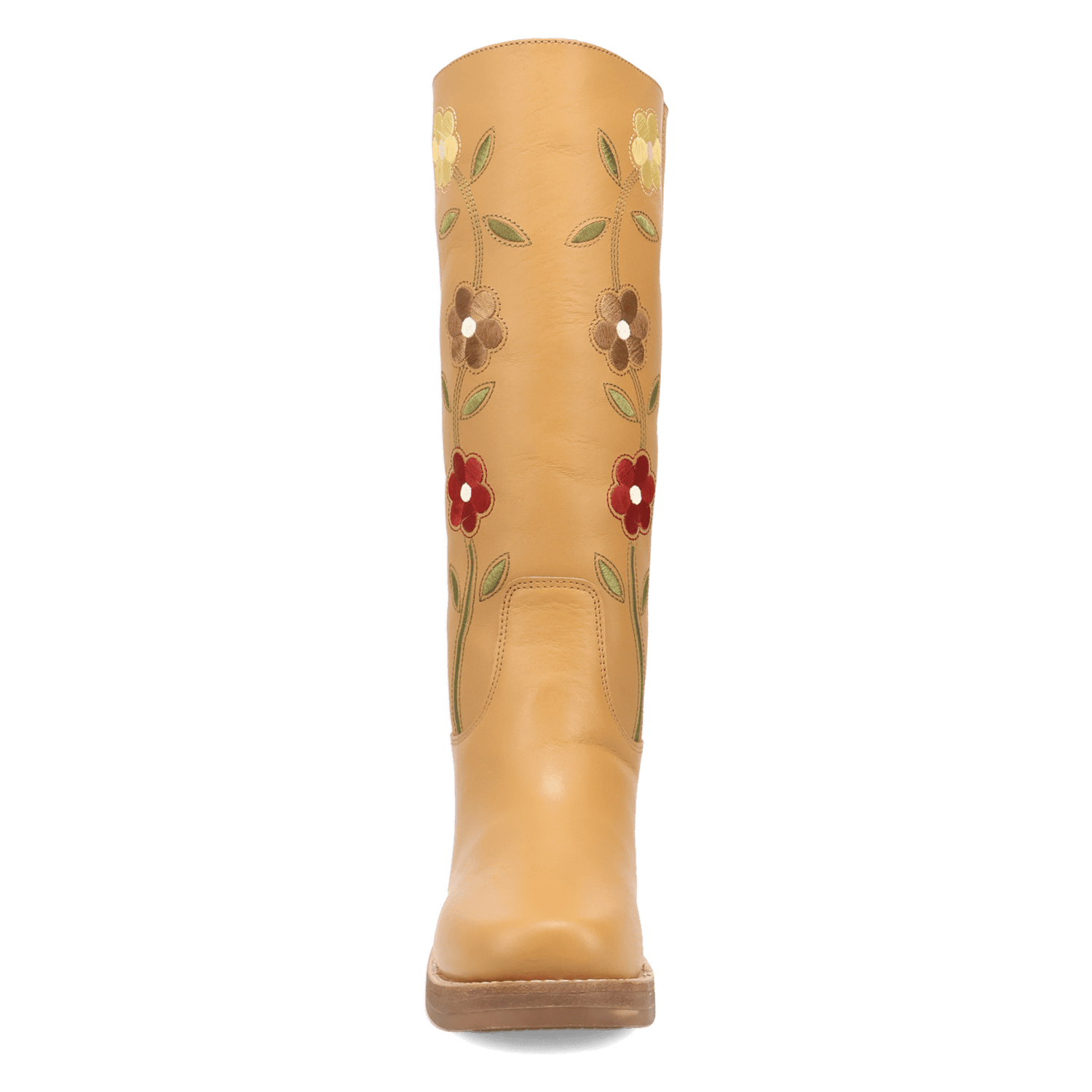 PRODUCT SHOT BLOOM LEATHER BOOT AT FRONT ANGLE