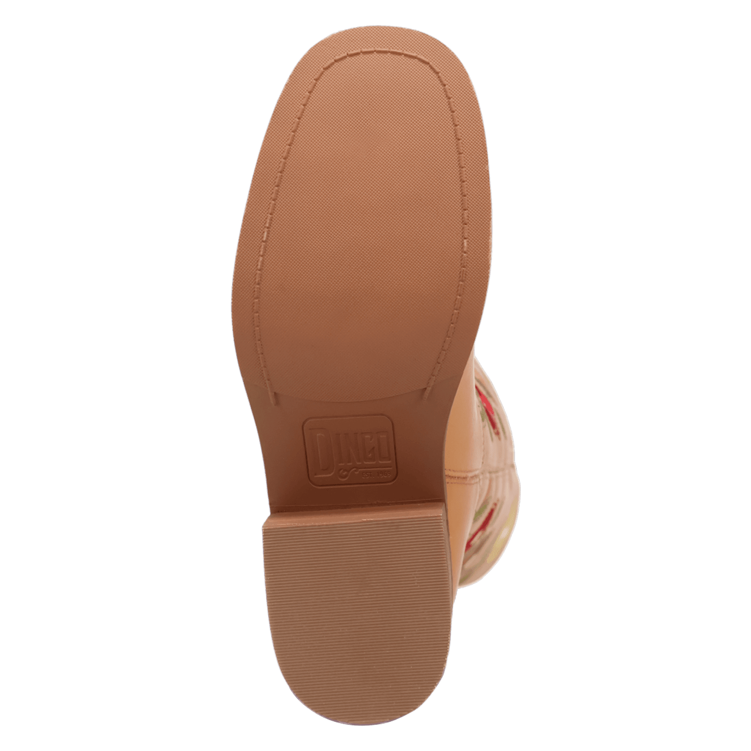 PRODUCT SHOT BLOOM LEATHER BOOT AT OUTSOLE ANGLE