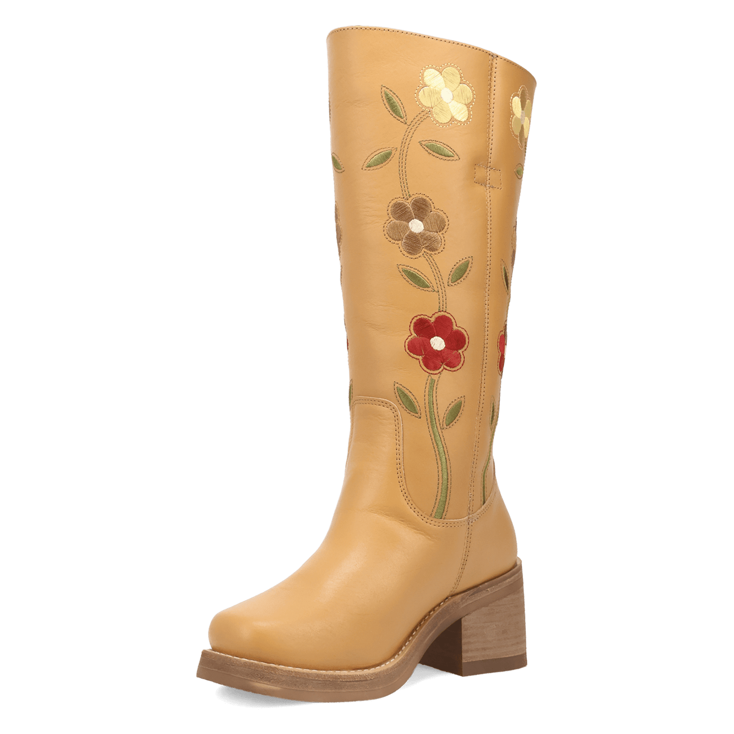 PRODUCT SHOT BLOOM LEATHER BOOT AT 225 DEGREE ANGLE