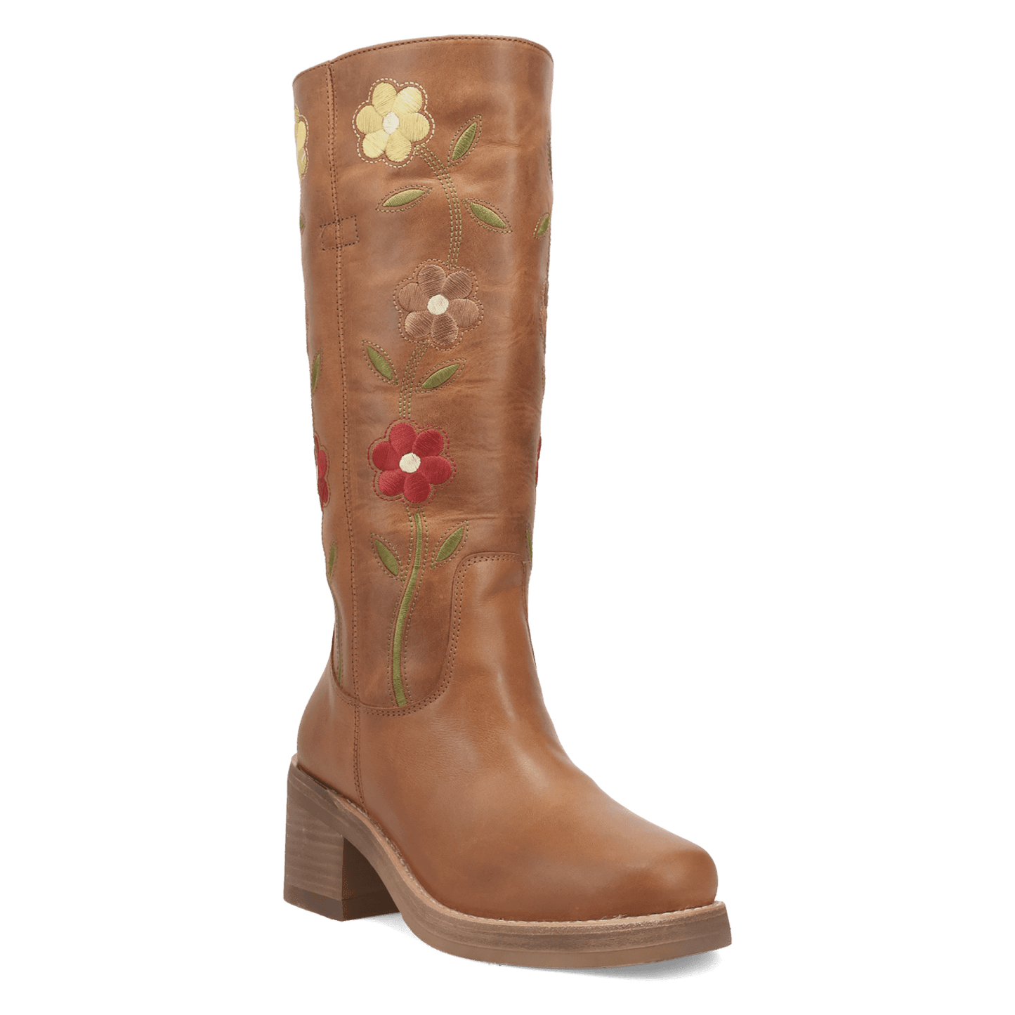 PRODUCT SHOT BLOOM LEATHER BOOT AT 45 DEGREE ANGLE