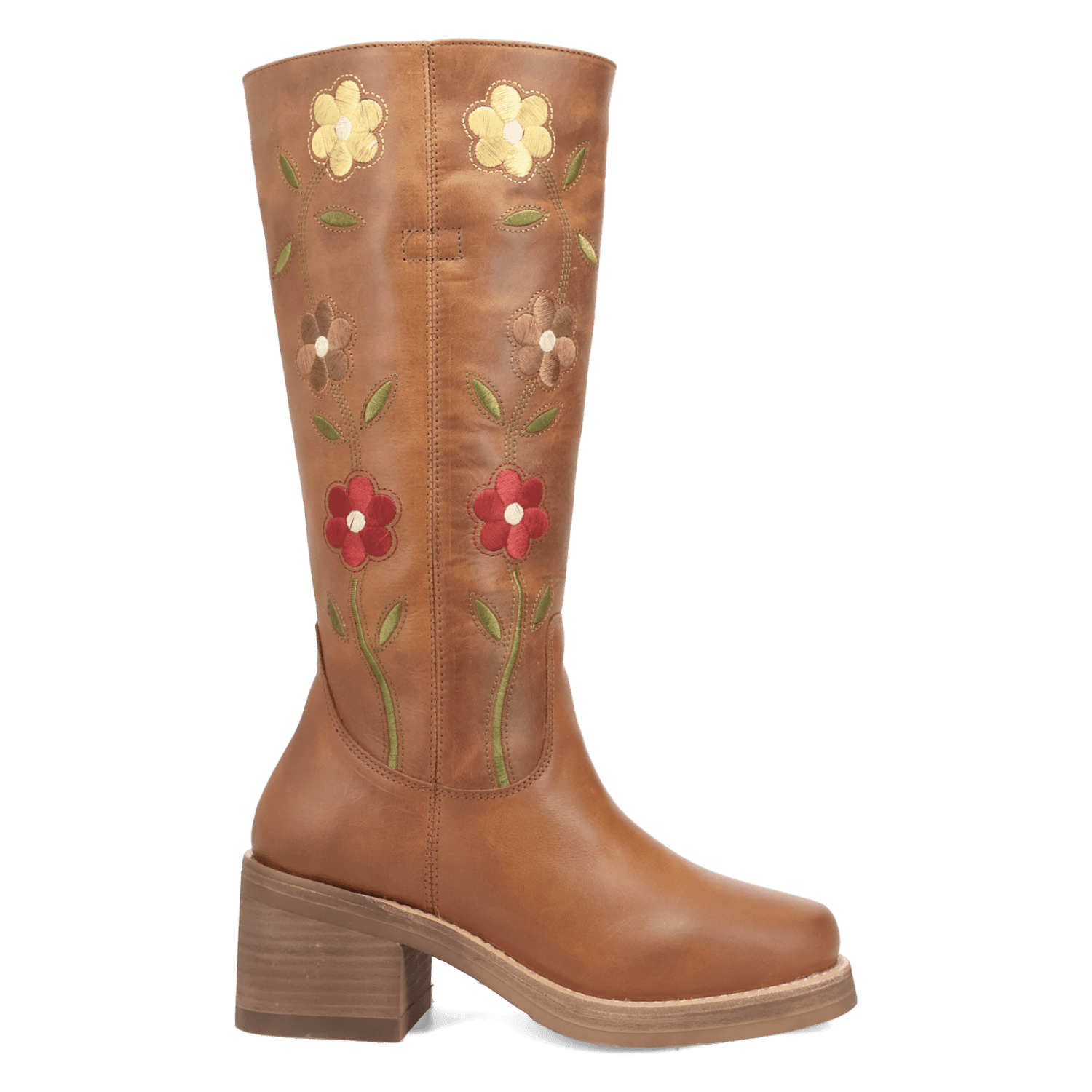 PRODUCT SHOT BLOOM LEATHER BOOT AT 90 DEGREE INSIDE ANGLE