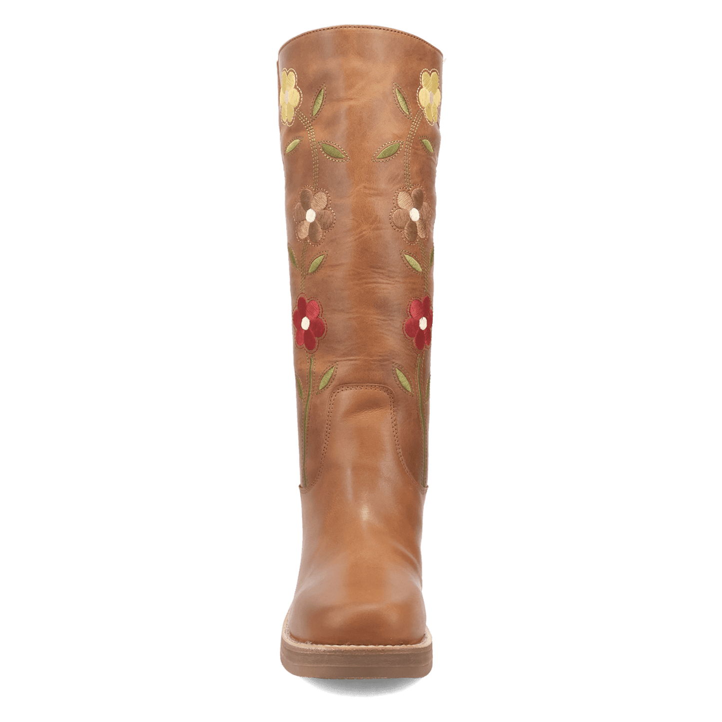 PRODUCT SHOT BLOOM LEATHER BOOT AT FRONT ANGLE