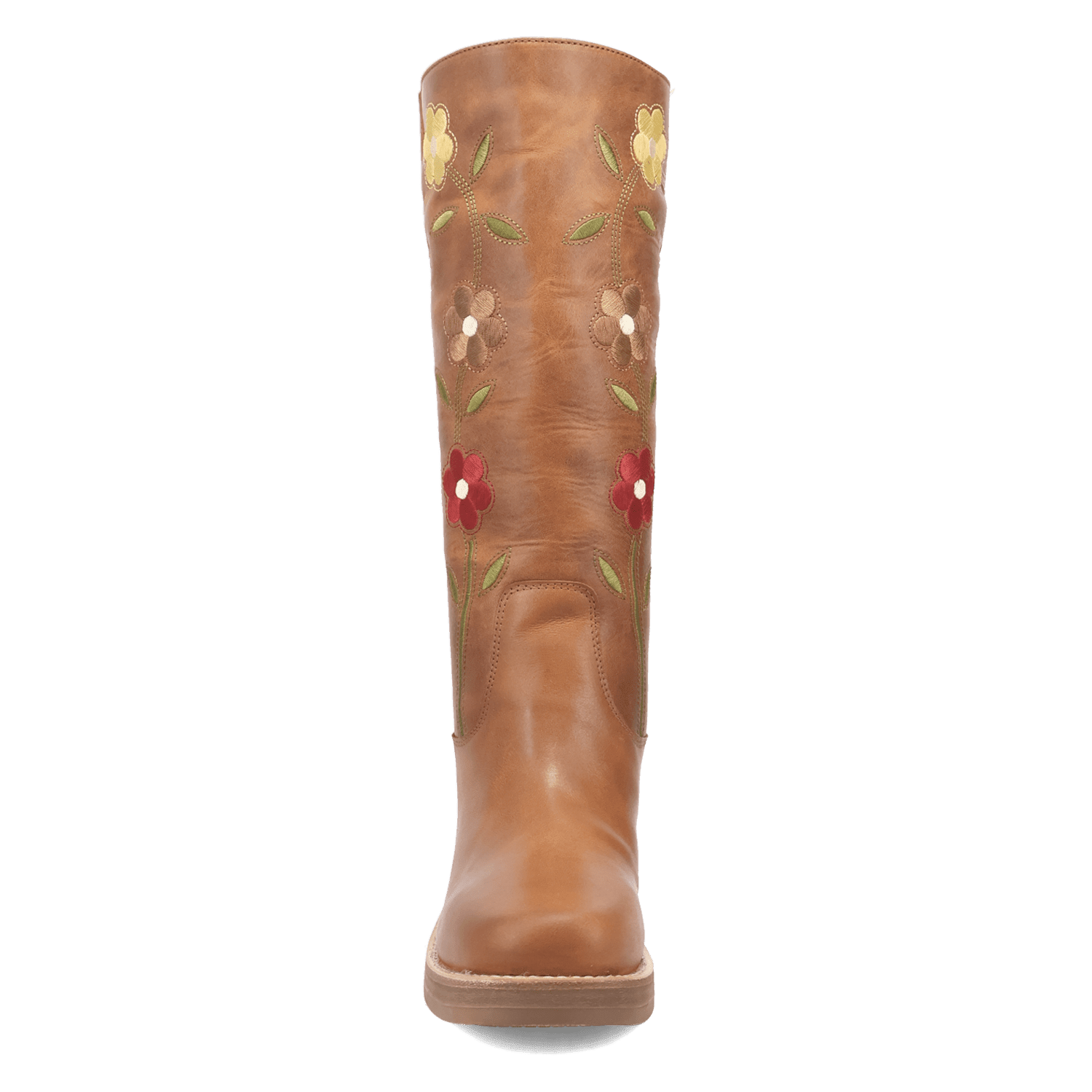 PRODUCT SHOT BLOOM LEATHER BOOT AT FRONT ANGLE
