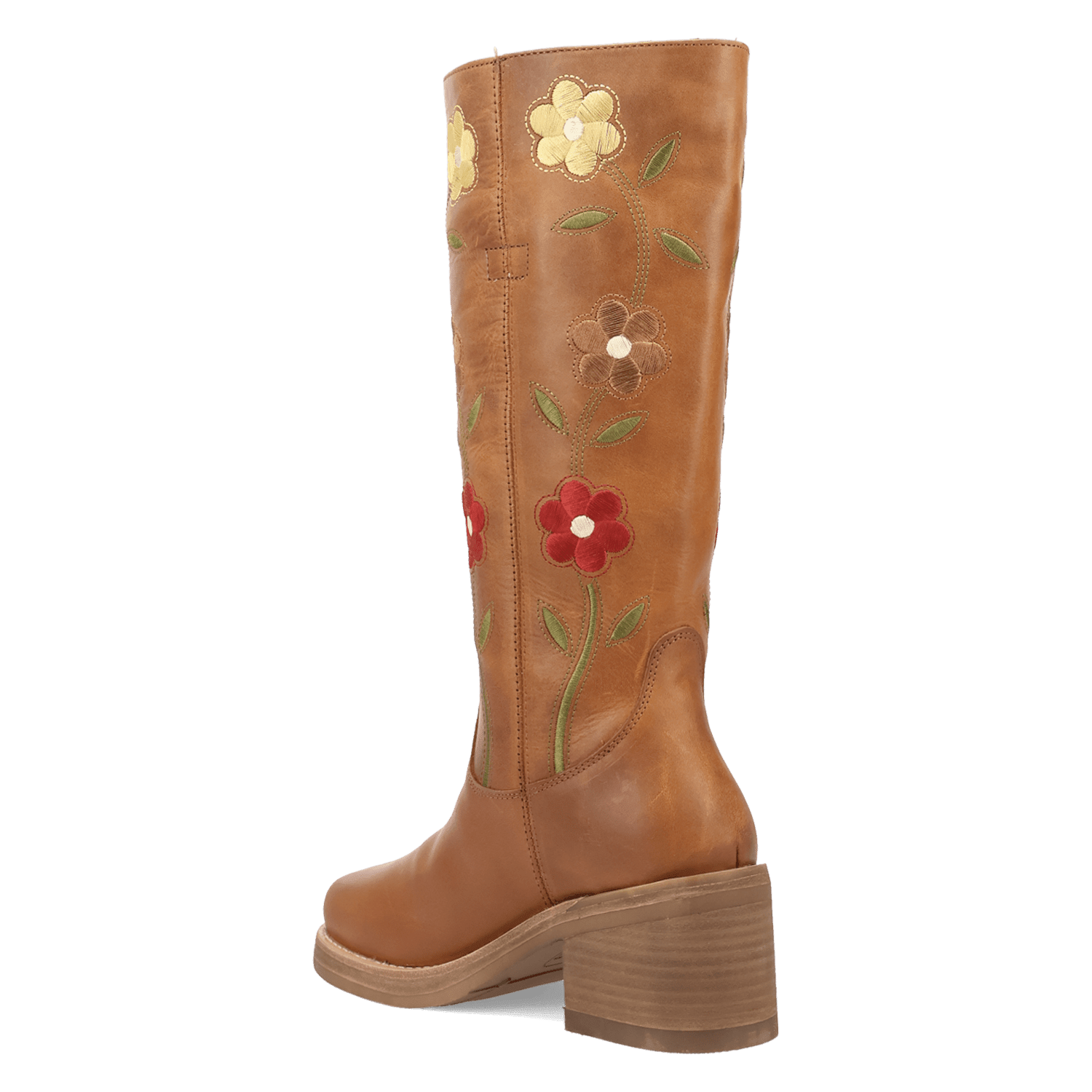 PRODUCT SHOT BLOOM LEATHER BOOT AT 270 DEGREE ANGLE