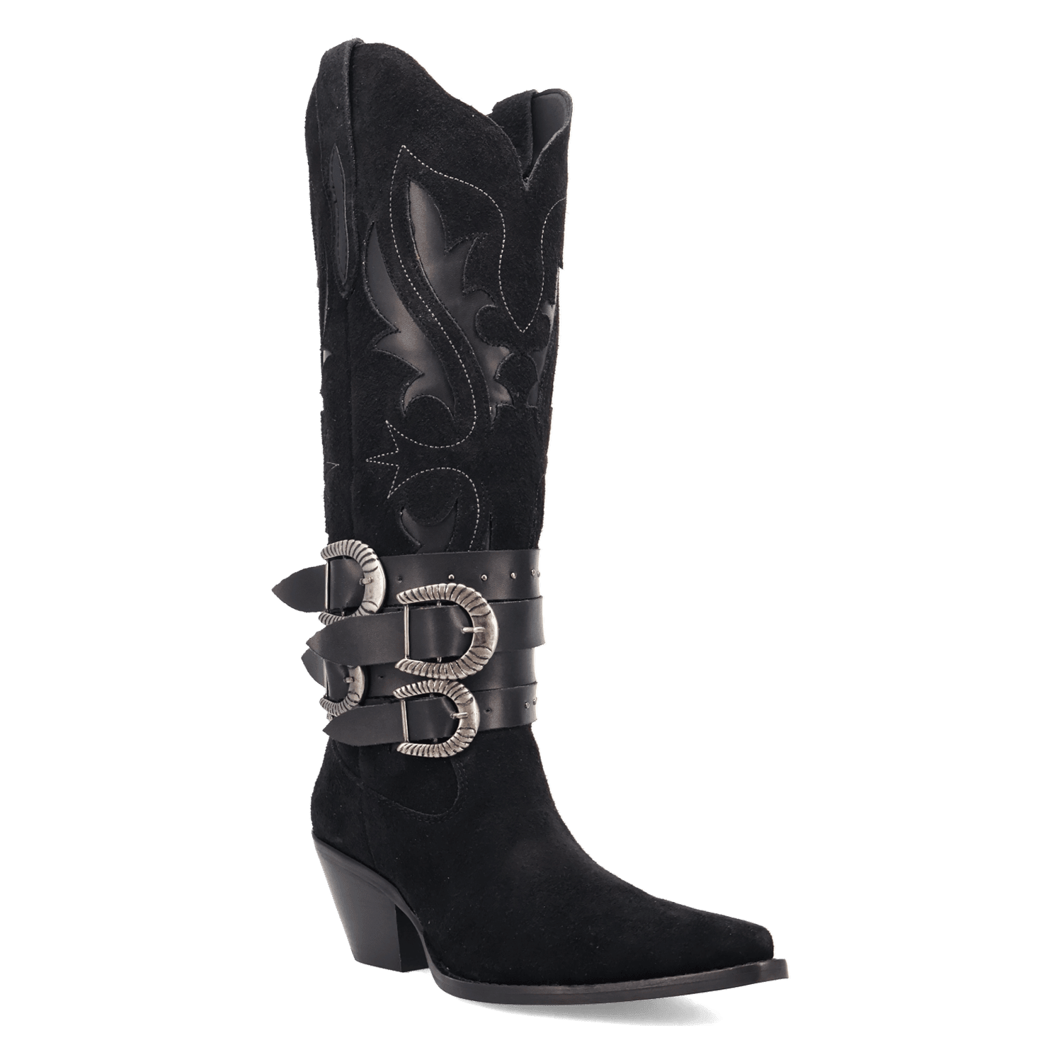 PRODUCT SHOT BUCK WILD SUEDE LEATHER BOOT AT 45 DEGREE ANGLE