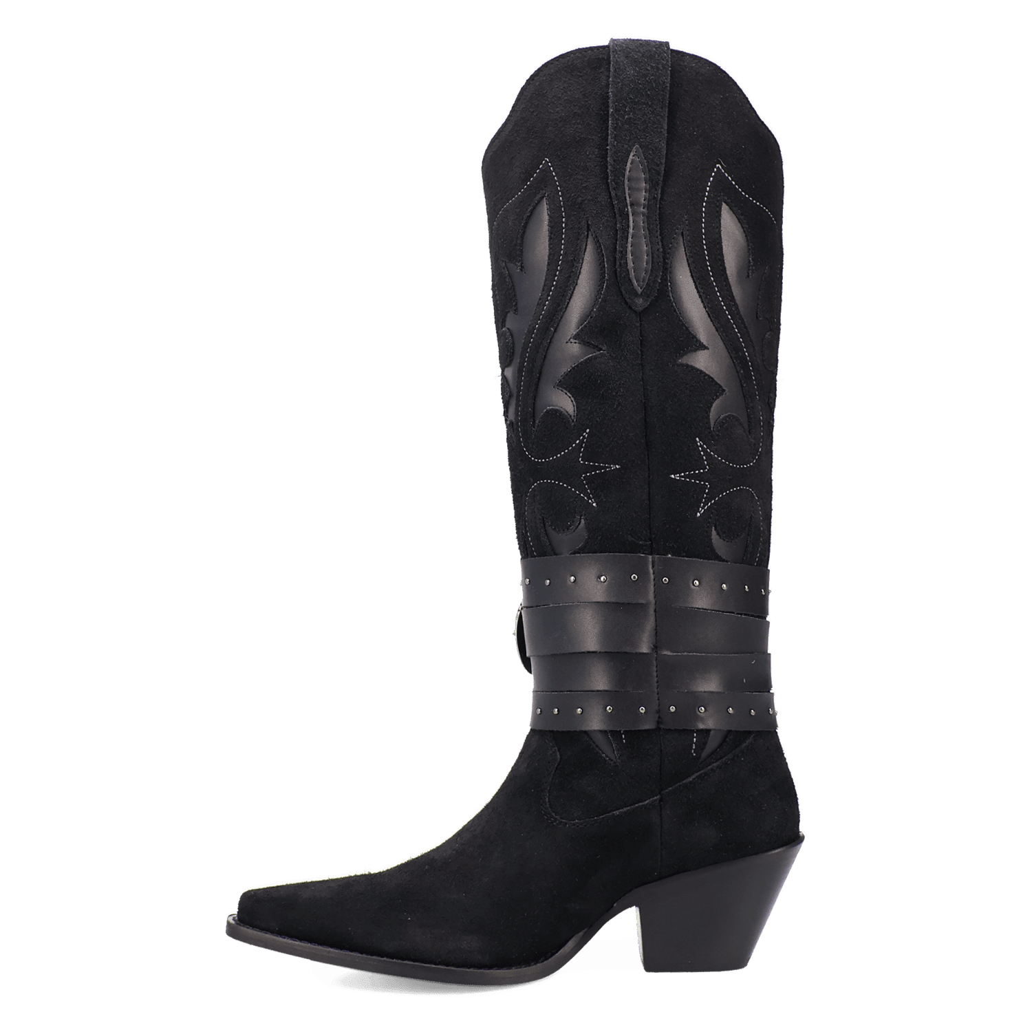 PRODUCT SHOT BUCK WILD SUEDE LEATHER BOOT AT 135 DEGREE OUTSIDE ANGLE