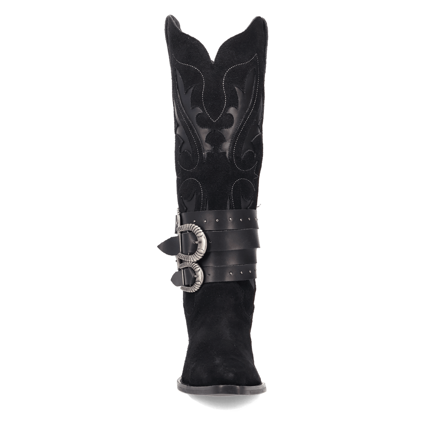 PRODUCT SHOT BUCK WILD SUEDE LEATHER BOOT AT FRONT ANGLE