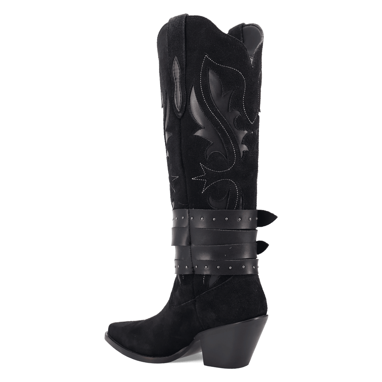 PRODUCT SHOT BUCK WILD SUEDE LEATHER BOOT AT 270 DEGREE ANGLE