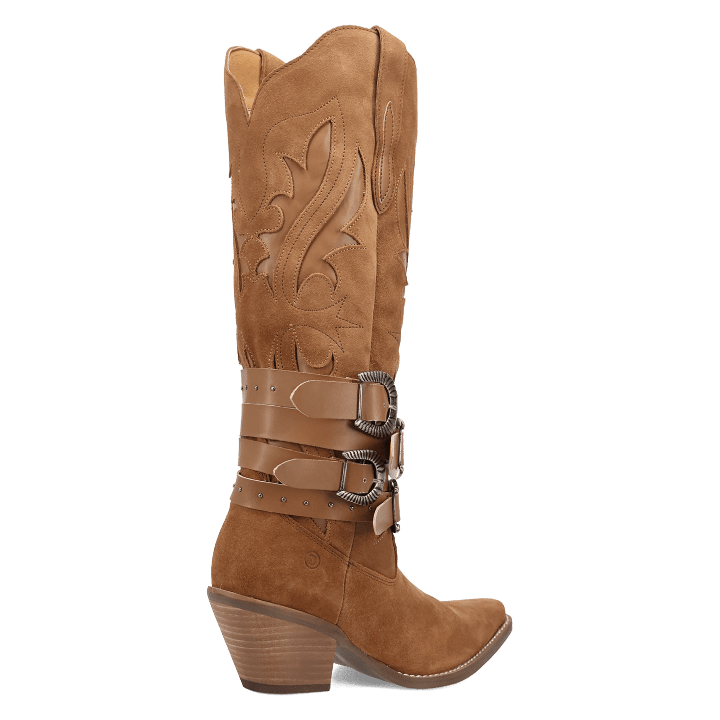 PRODUCT SHOT BUCK WILD SUEDE LEATHER BOOT AT 315 DEGREE ANGLE