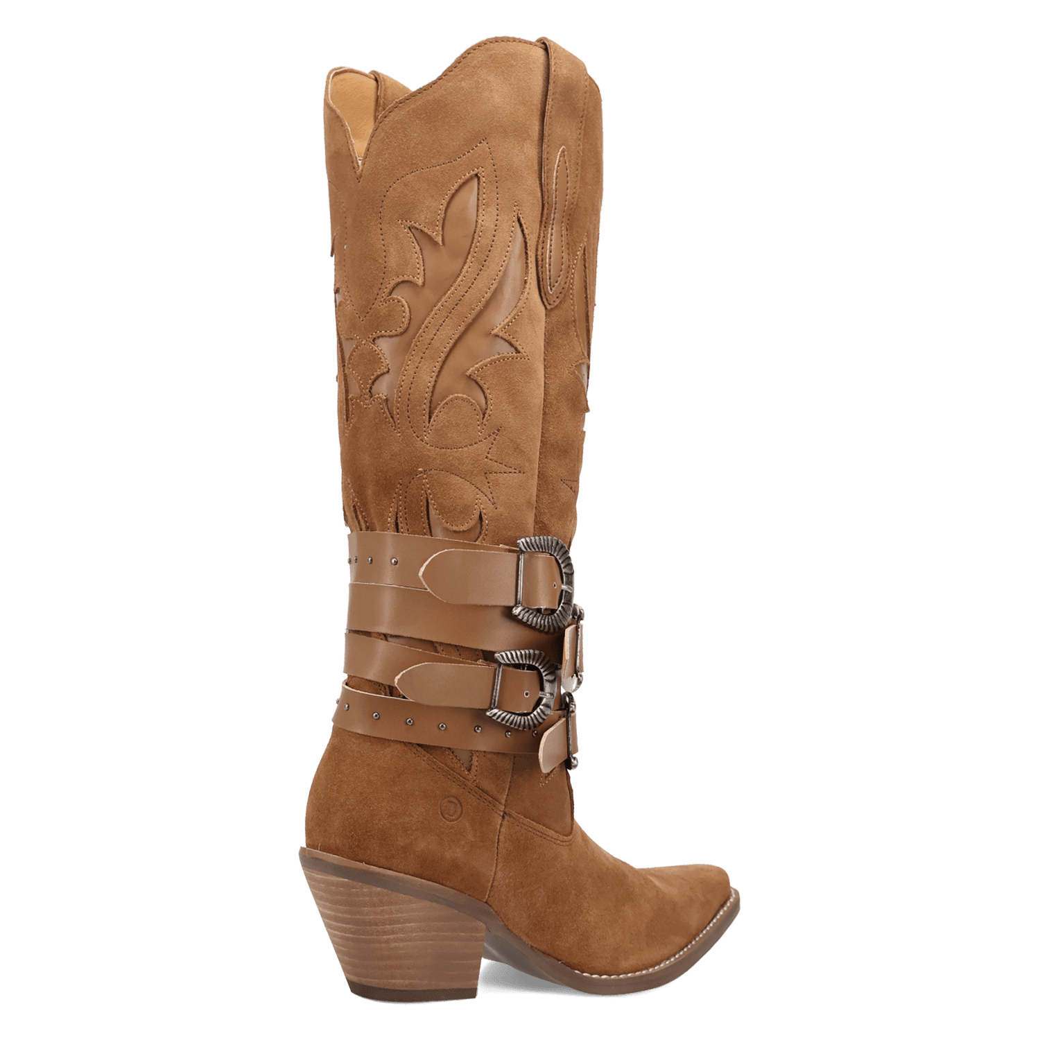 PRODUCT SHOT BUCK WILD SUEDE LEATHER BOOT AT 315 DEGREE ANGLE