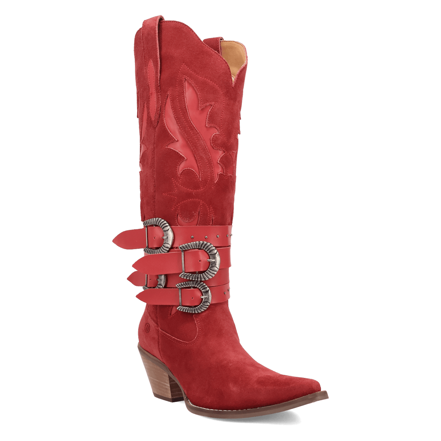 PRODUCT SHOT BUCK WILD SUEDE LEATHER BOOT AT 45 DEGREE ANGLE