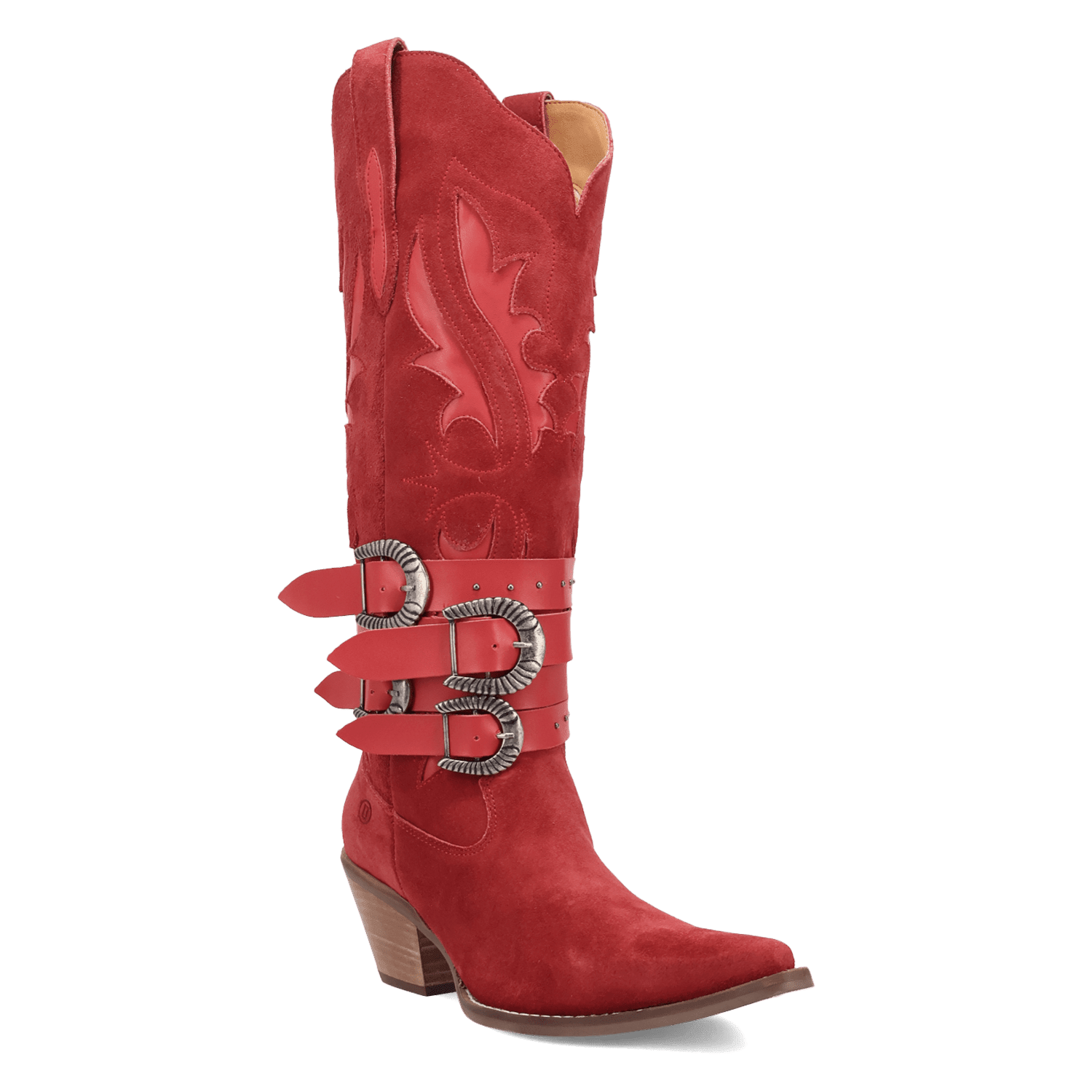 PRODUCT SHOT BUCK WILD SUEDE LEATHER BOOT AT 45 DEGREE ANGLE