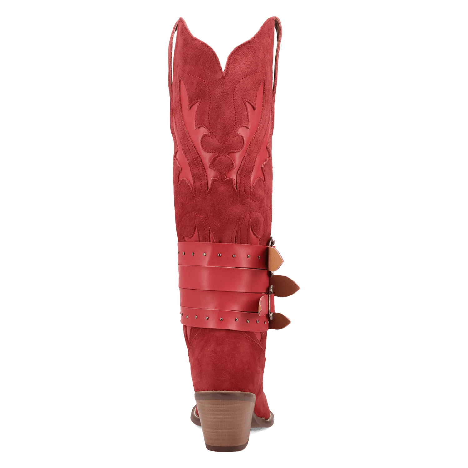 PRODUCT SHOT BUCK WILD SUEDE LEATHER BOOT AT 180 DEGREE BACK ANGLE