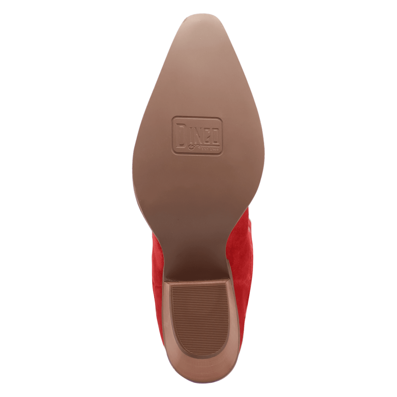 PRODUCT SHOT BUCK WILD SUEDE LEATHER BOOT AT OUTSOLE ANGLE