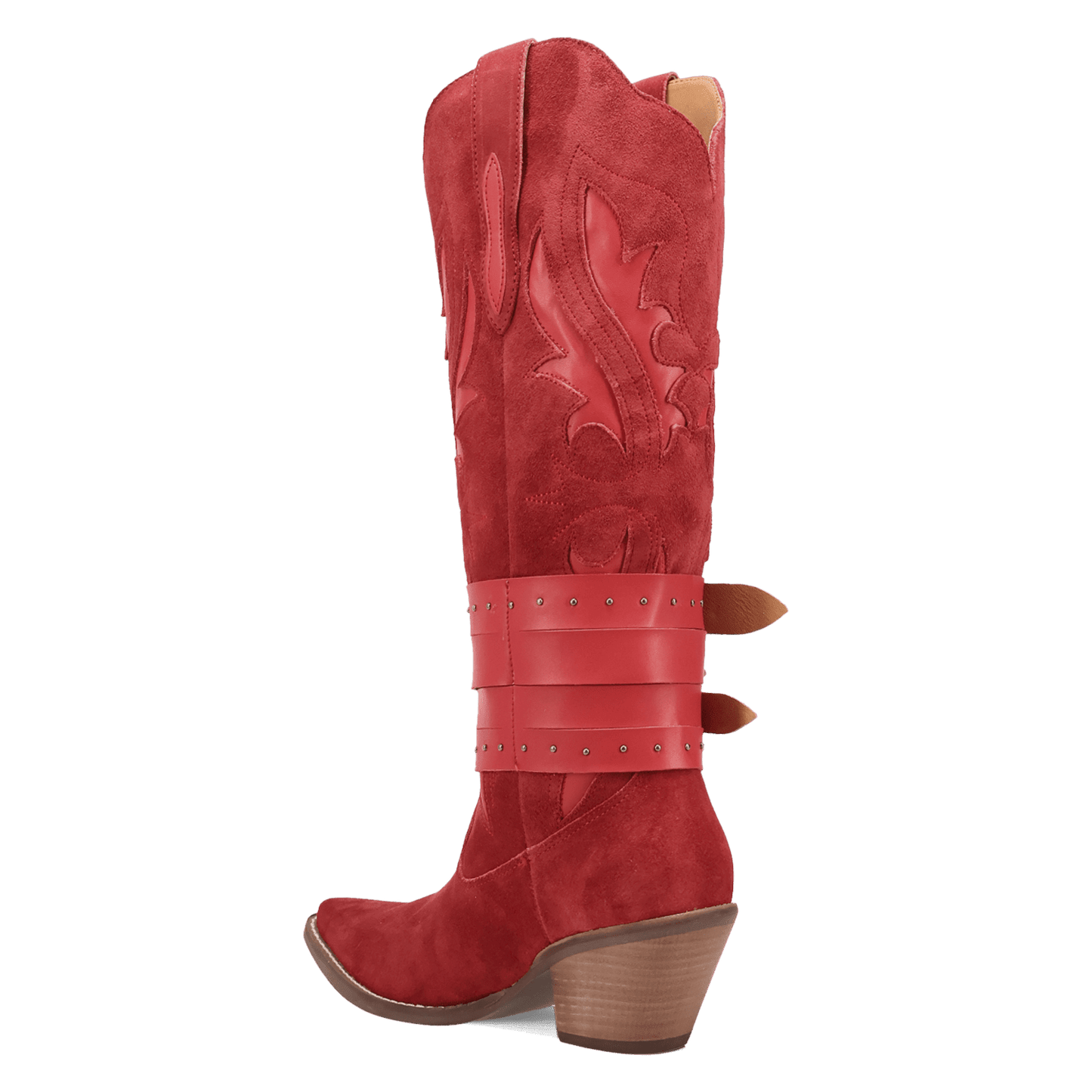 PRODUCT SHOT BUCK WILD SUEDE LEATHER BOOT AT 270 DEGREE ANGLE
