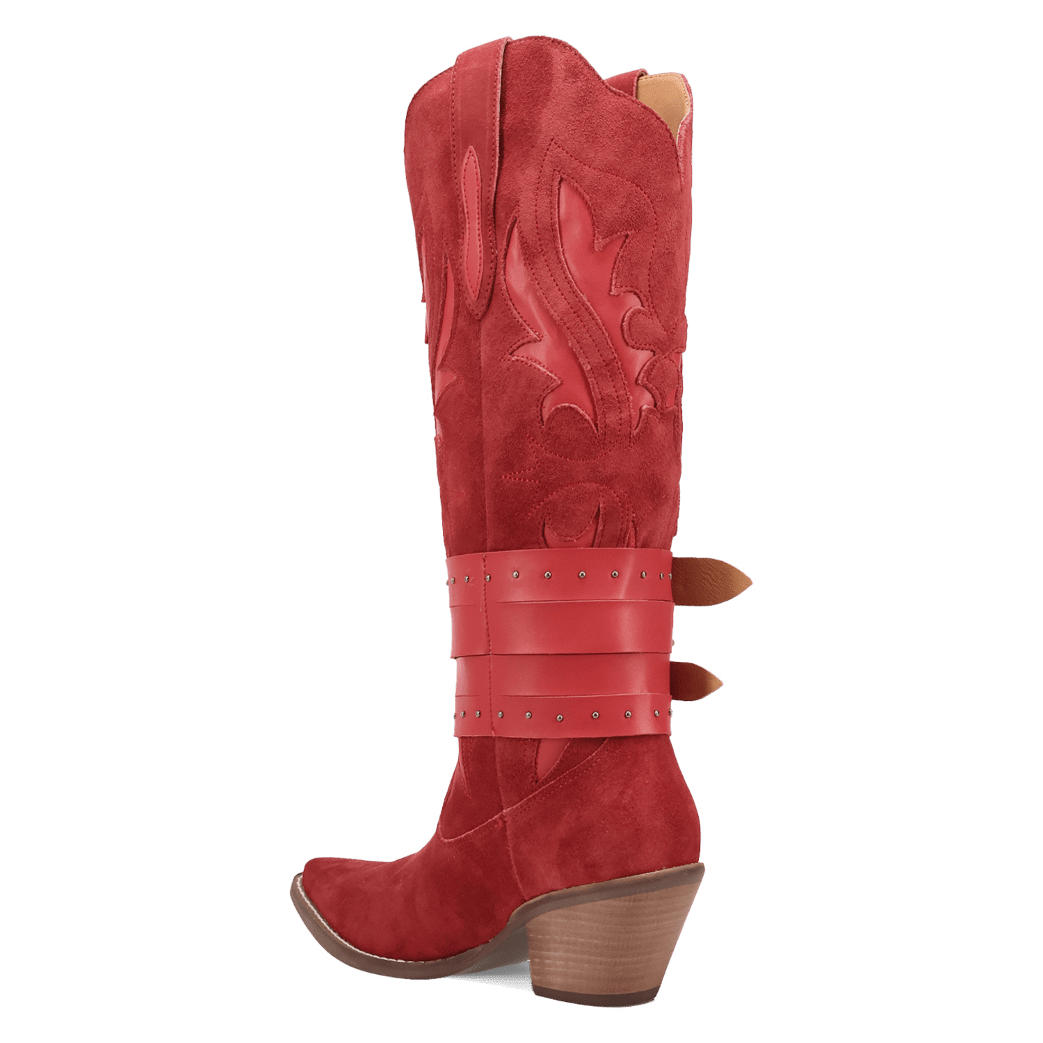 PRODUCT SHOT BUCK WILD SUEDE LEATHER BOOT AT 270 DEGREE ANGLE