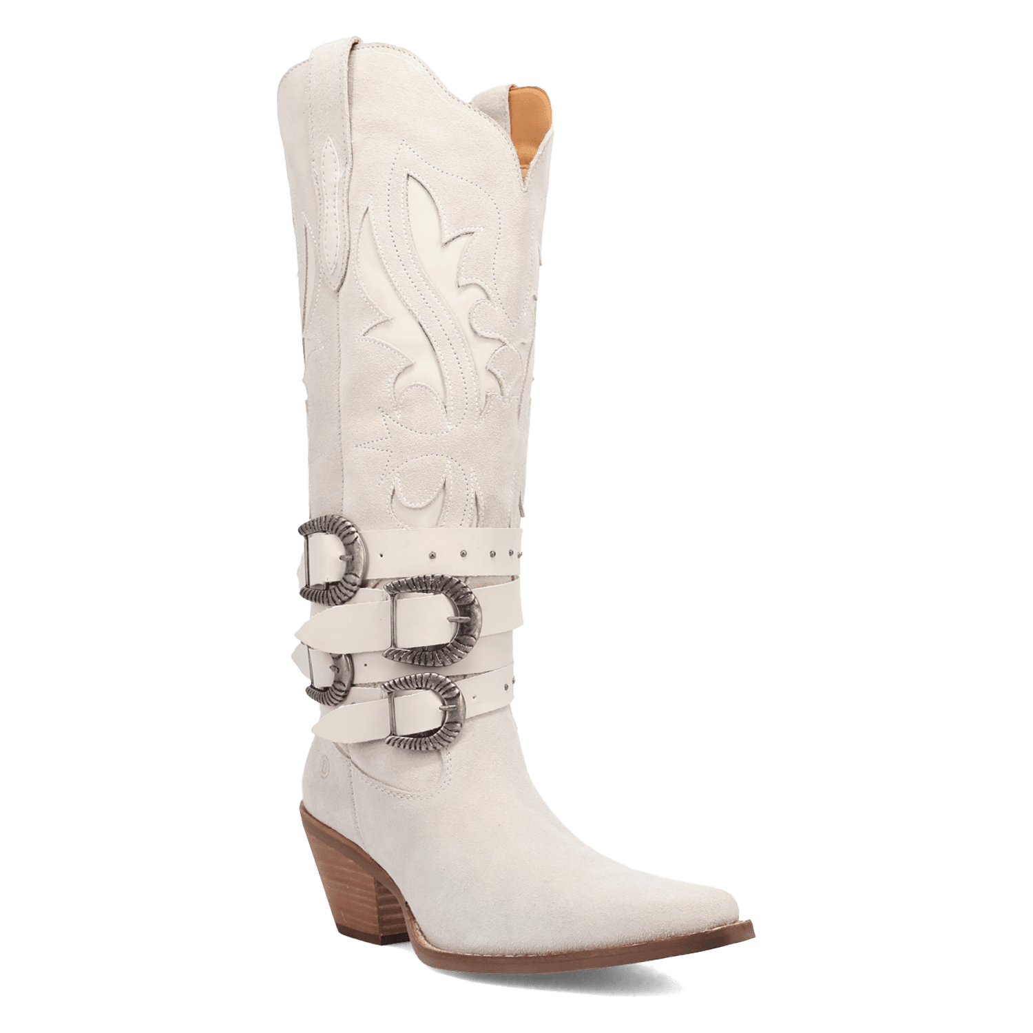 PRODUCT SHOT BUCK WILD SUEDE LEATHER BOOT AT 45 DEGREE ANGLE