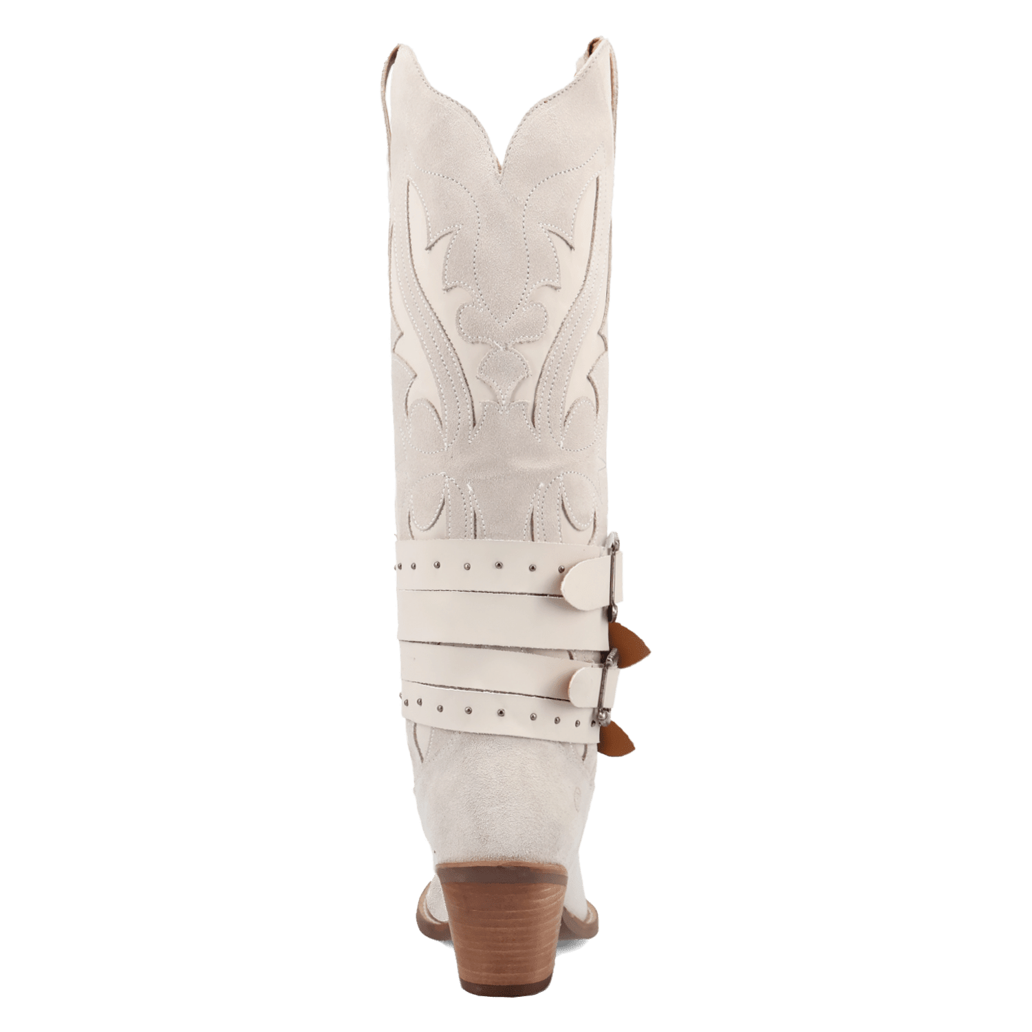 PRODUCT SHOT BUCK WILD SUEDE LEATHER BOOT AT 180 DEGREE BACK ANGLE