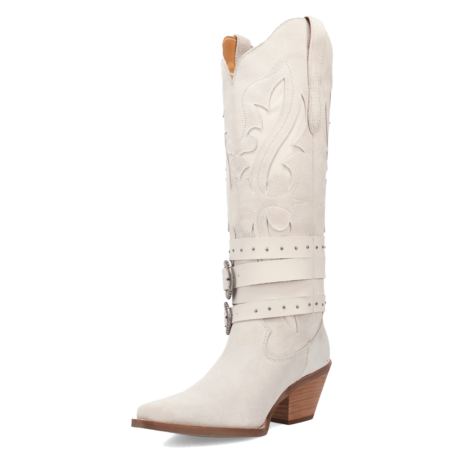 PRODUCT SHOT BUCK WILD SUEDE LEATHER BOOT AT 225 DEGREE ANGLE