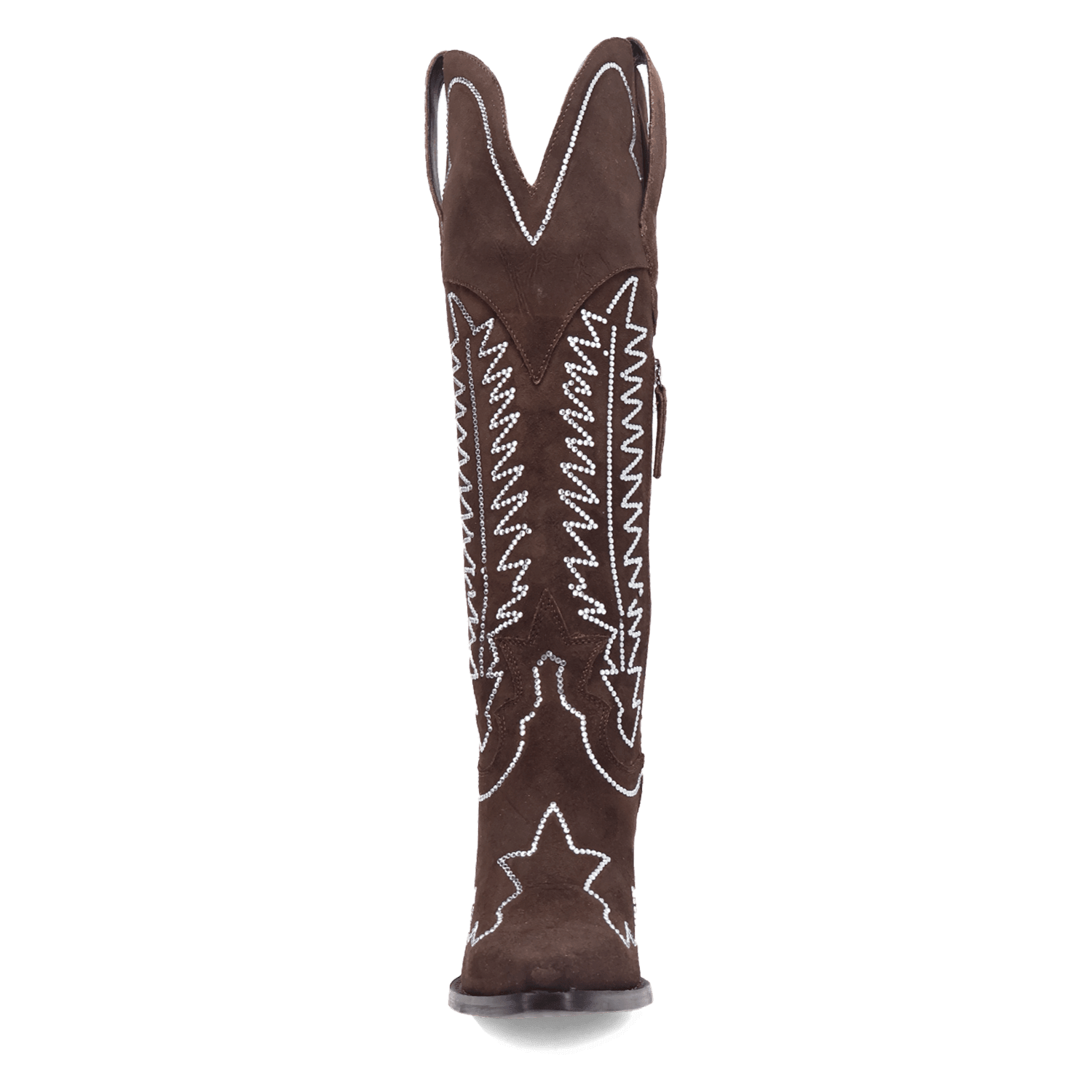 PRODUCT SHOT DOUBLE TAKE SUEDE LEATHER BOOT AT FRONT ANGLE