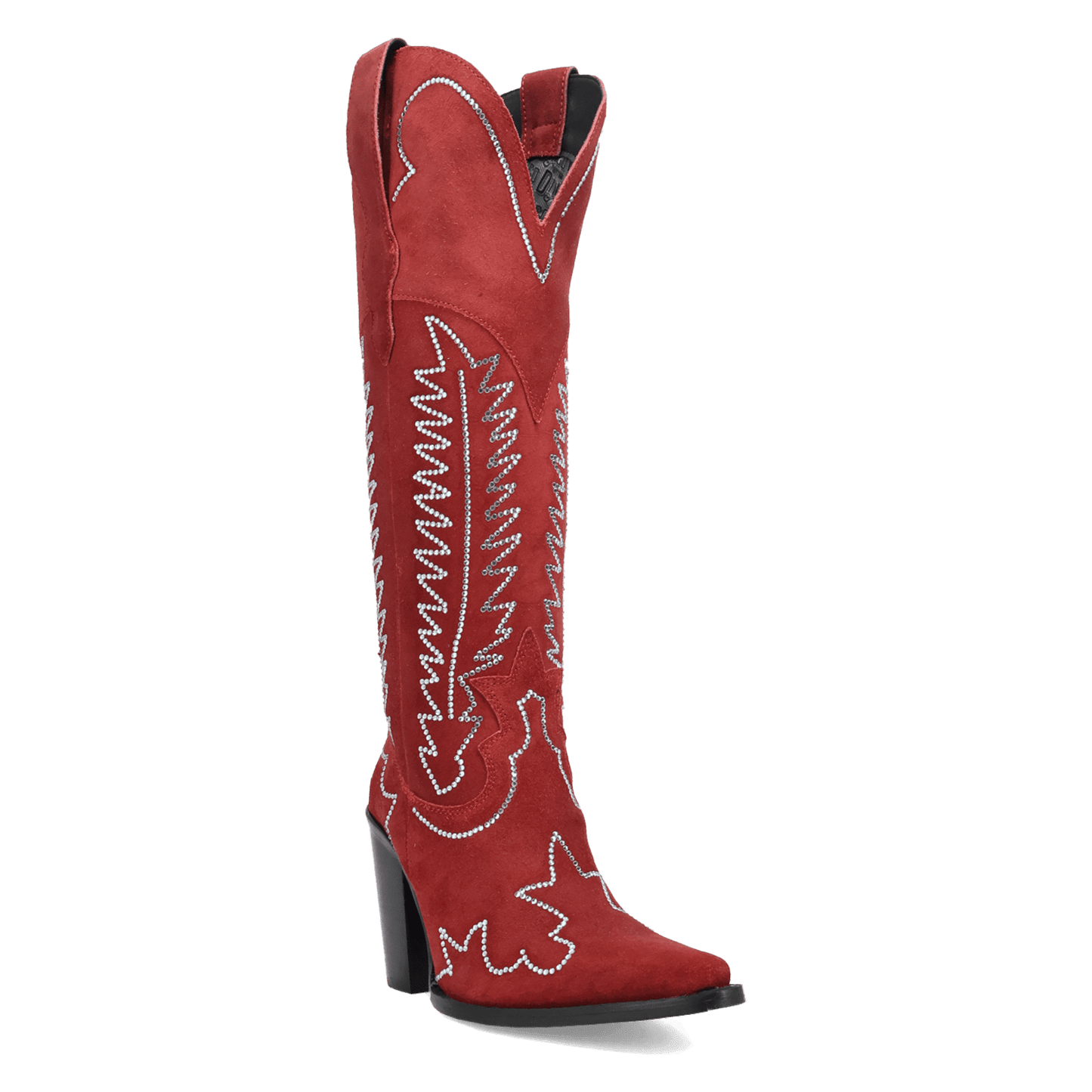 PRODUCT SHOT DOUBLE TAKE SUEDE LEATHER BOOT AT 45 DEGREE ANGLE