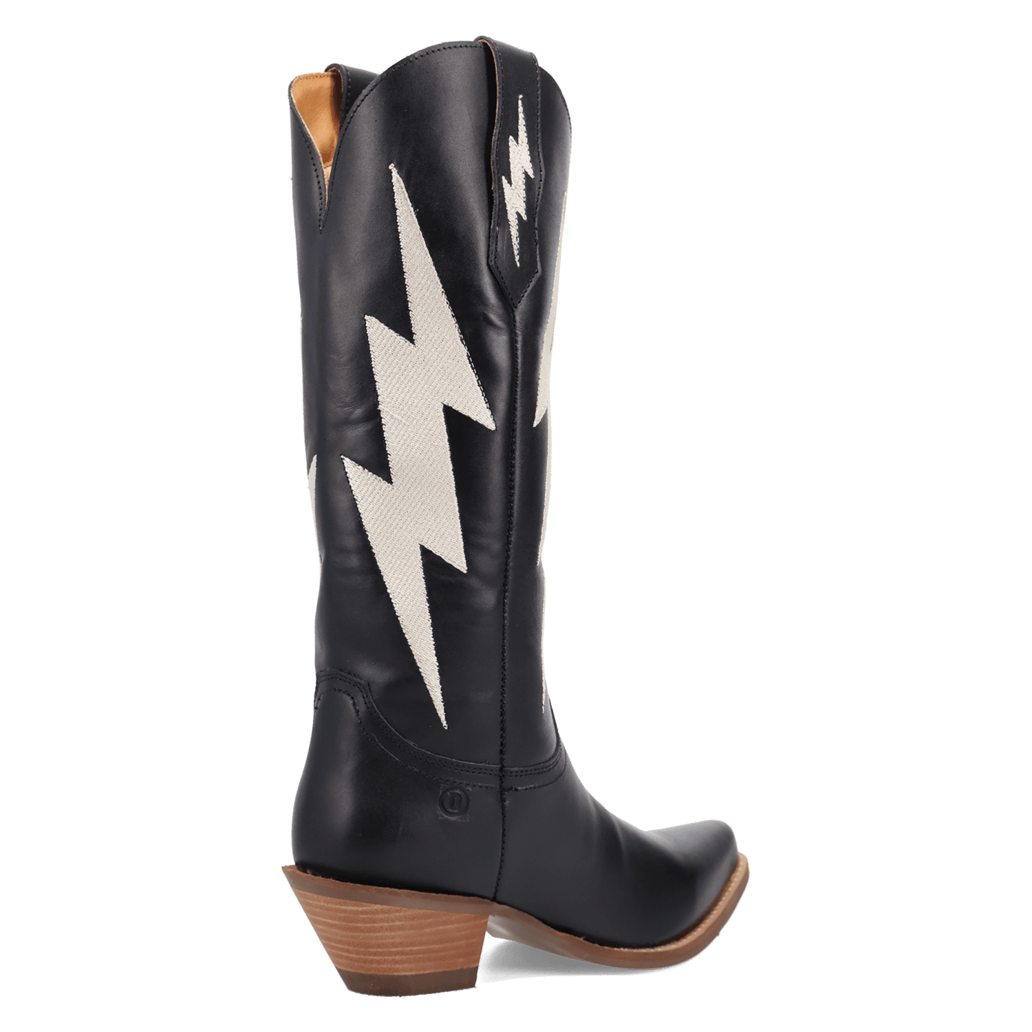 PRODUCT SHOT THUNDERBOLT LEATHER BOOT AT 315 DEGREE ANGLE