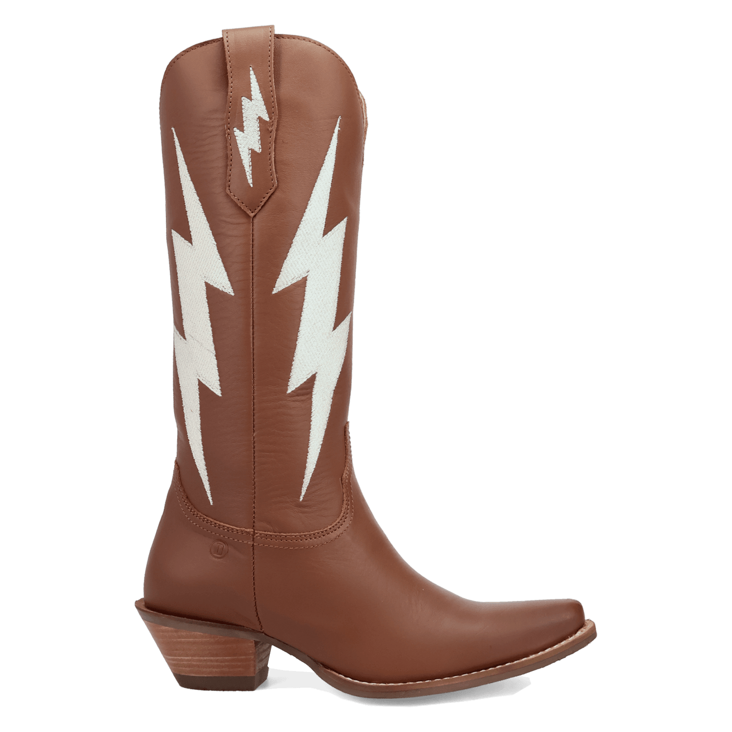 PRODUCT SHOT THUNDERBOLT LEATHER BOOT AT 90 DEGREE INSIDE ANGLE