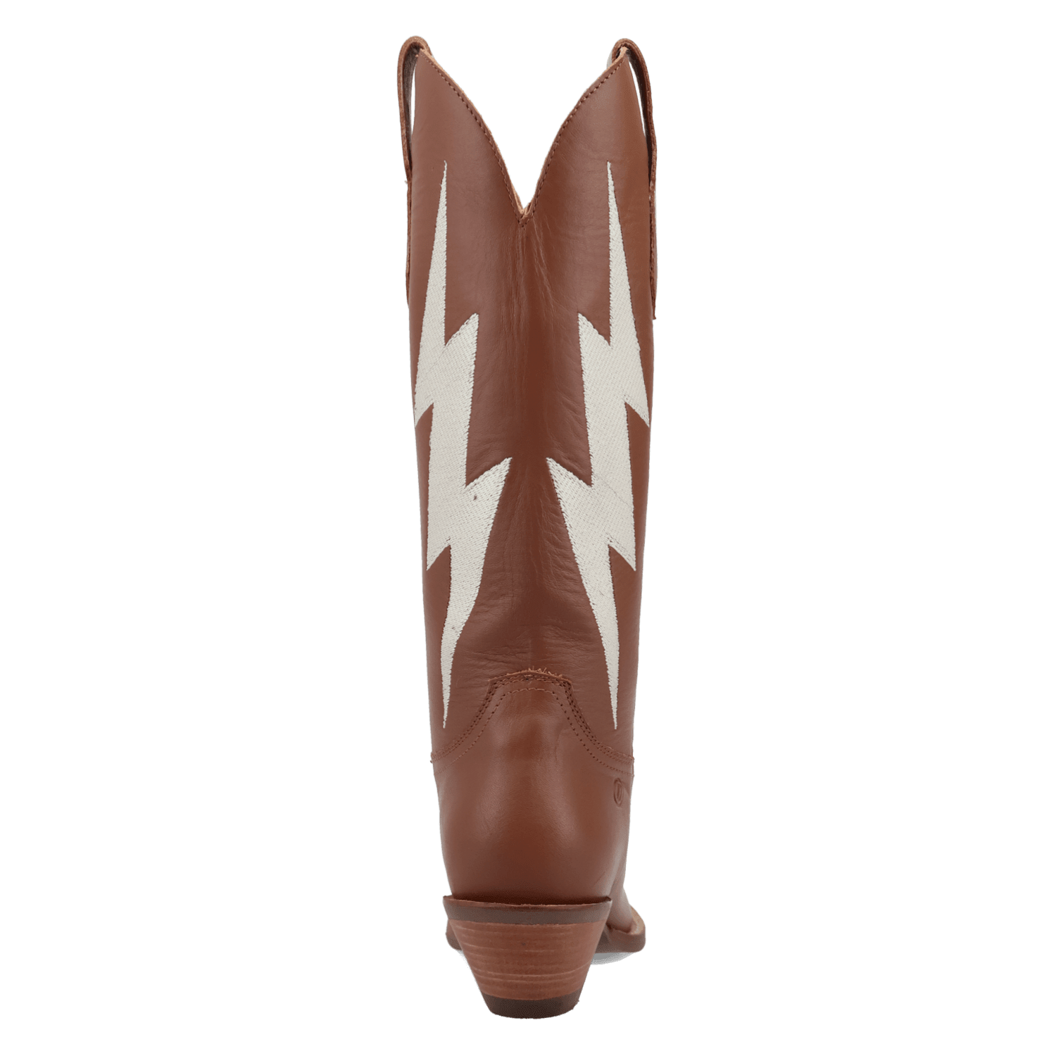 PRODUCT SHOT THUNDERBOLT LEATHER BOOT AT 180 DEGREE BACK ANGLE