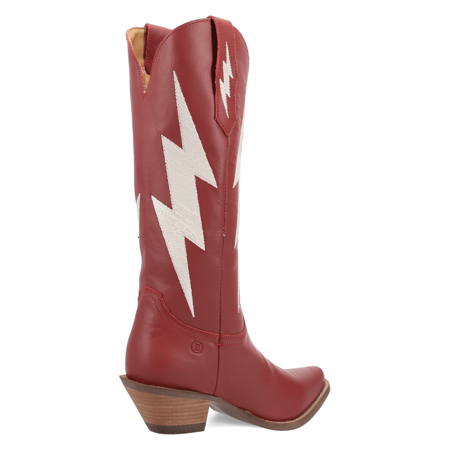PRODUCT SHOT THUNDERBOLT LEATHER BOOT AT 315 DEGREE ANGLE