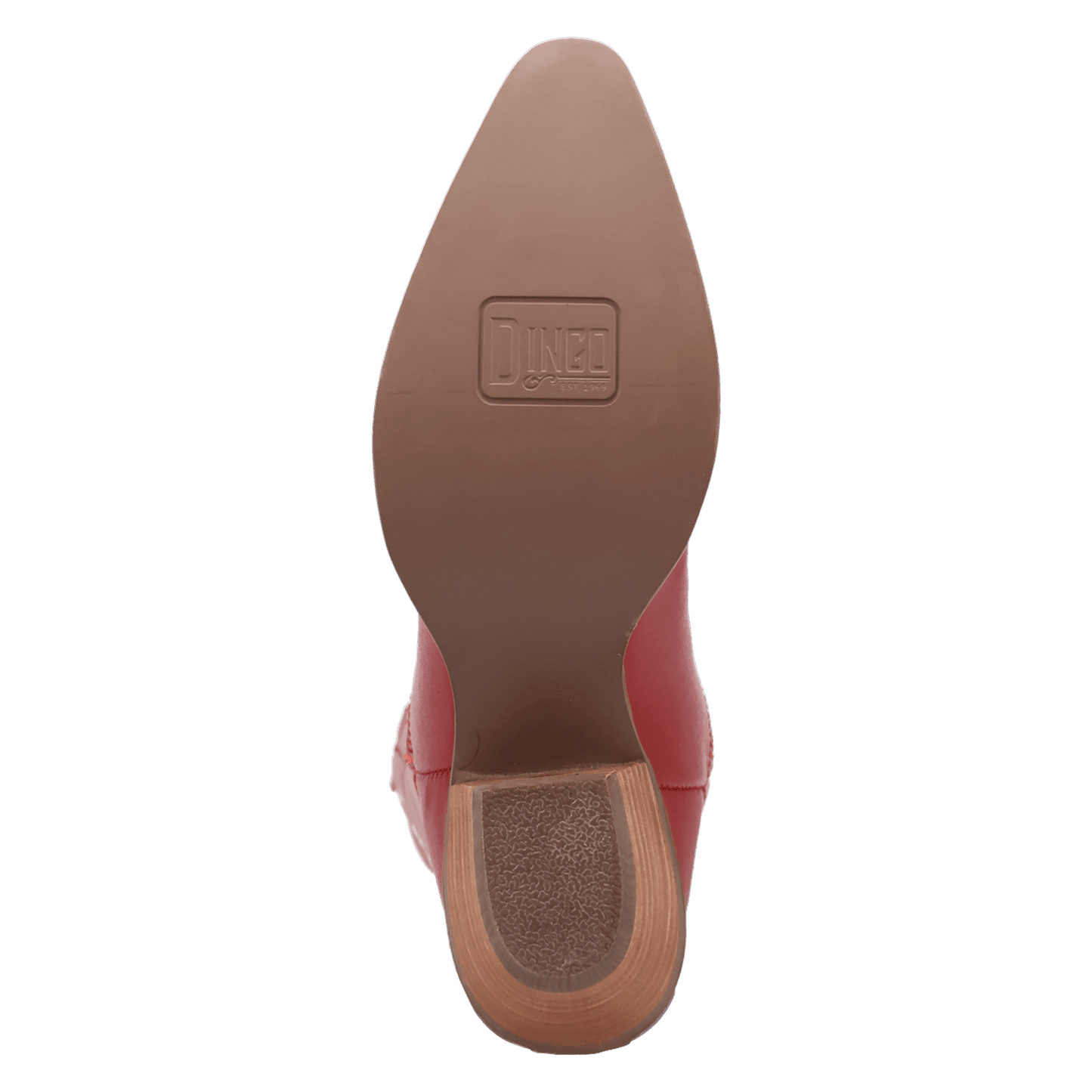 PRODUCT SHOT THUNDERBOLT LEATHER BOOT AT OUTSOLE ANGLE