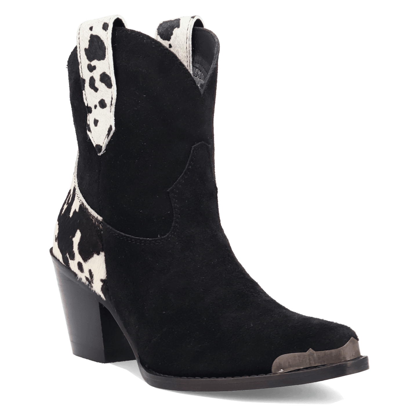 PRODUCT SHOT TEXAS CHARM SUEDE LEATHER BOOTIE AT 45 DEGREE ANGLE