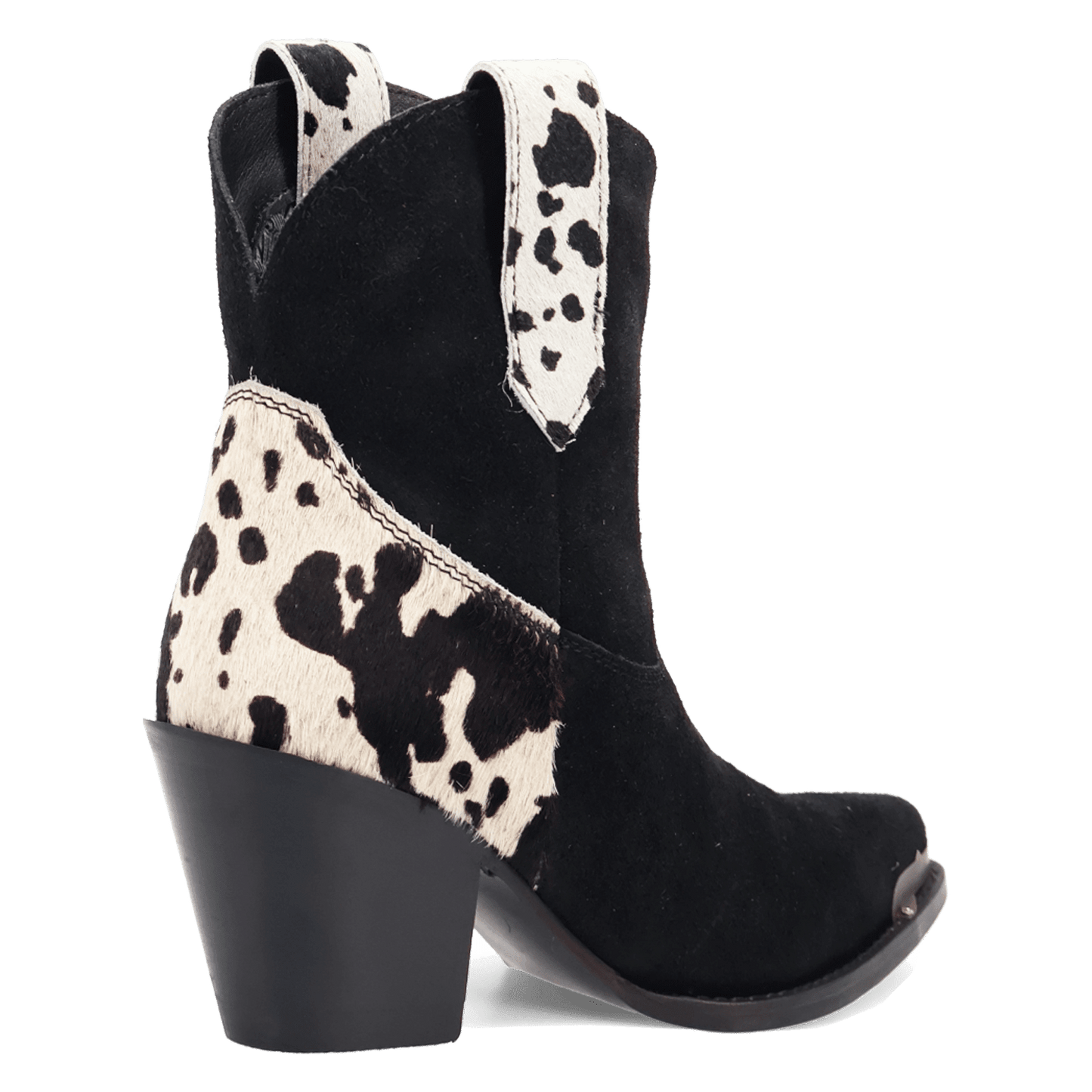 PRODUCT SHOT TEXAS CHARM SUEDE LEATHER BOOTIE AT 315 DEGREE ANGLE