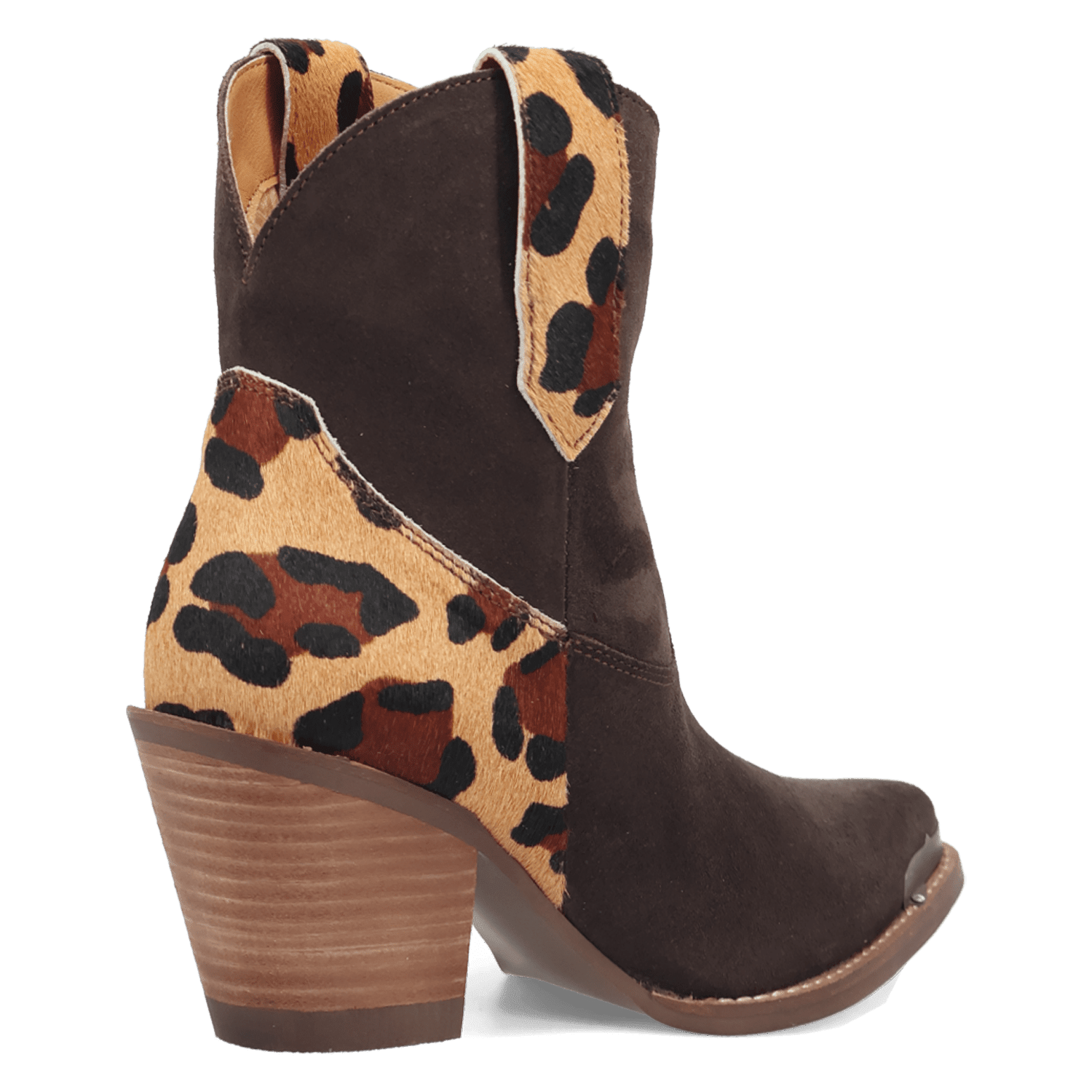 PRODUCT SHOT TEXAS CHARM SUEDE LEATHER BOOTIE AT 315 DEGREE ANGLE