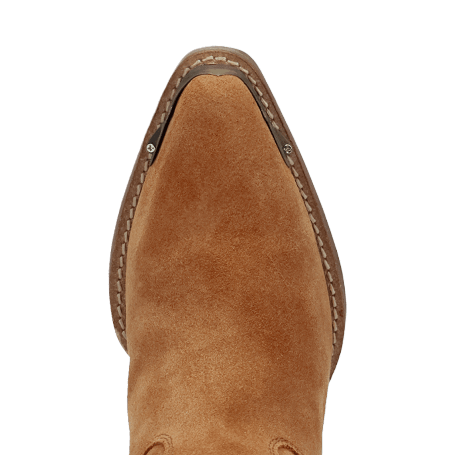 PRODUCT SHOT TEXAS CHARM SUEDE LEATHER BOOTIE AT TOE ANGLE