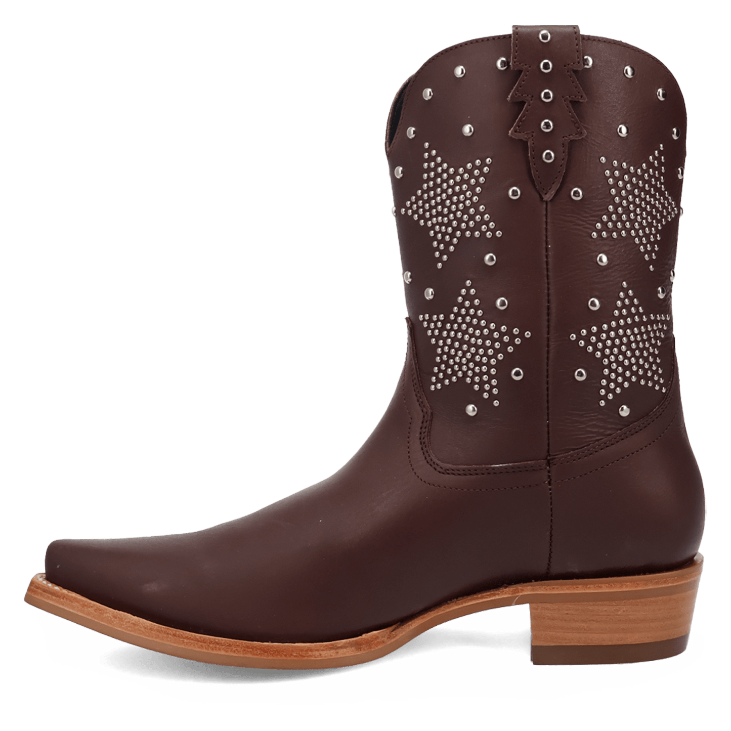 PRODUCT SHOT LONE STAR LEATHER BOOT AT 135 DEGREE OUTSIDE ANGLE