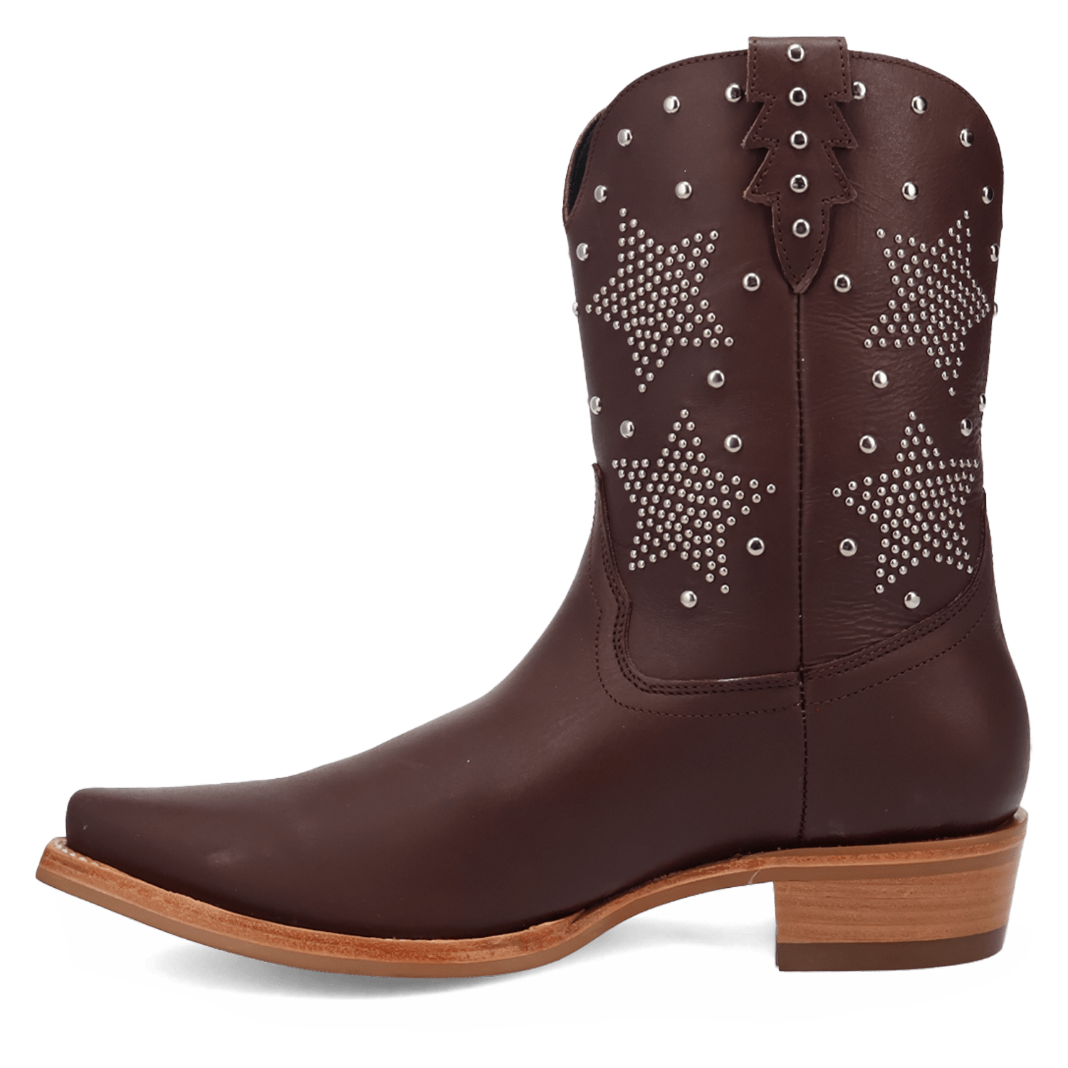 PRODUCT SHOT LONE STAR LEATHER BOOT AT 135 DEGREE OUTSIDE ANGLE