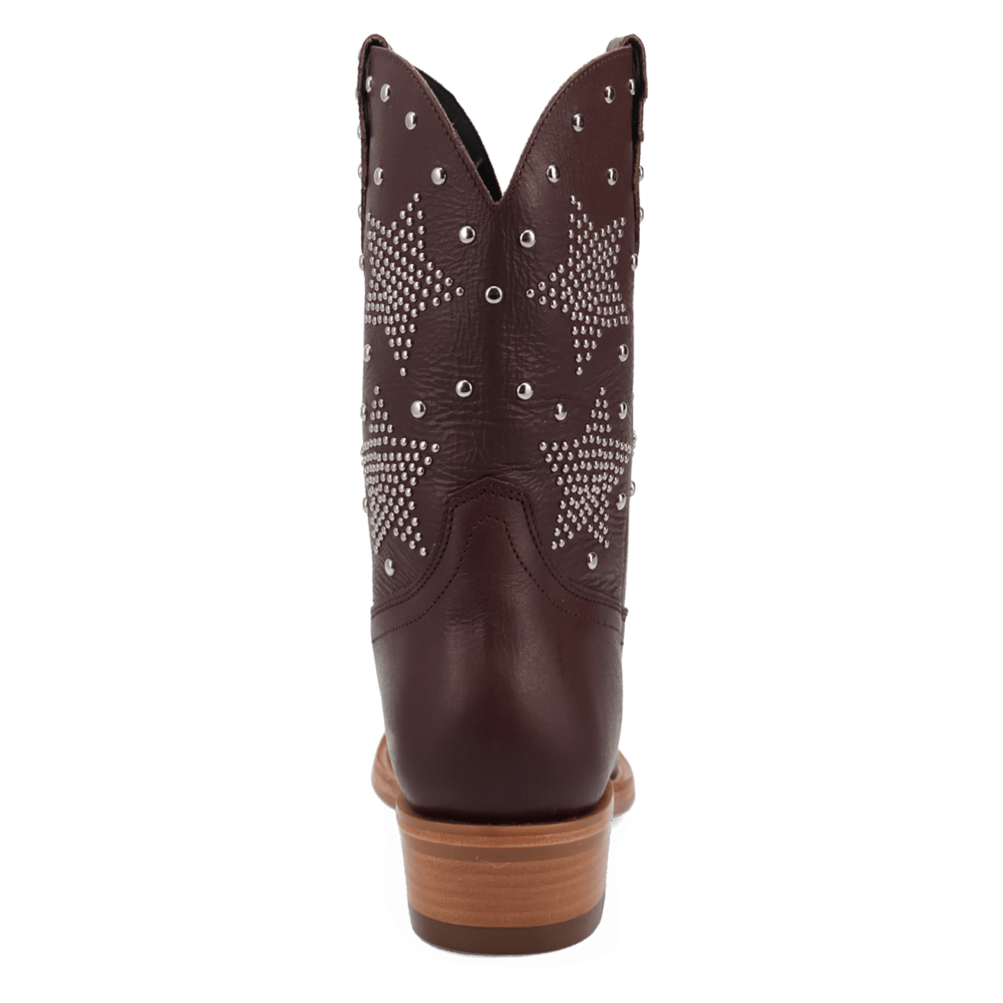PRODUCT SHOT LONE STAR LEATHER BOOT AT 180 DEGREE BACK ANGLE