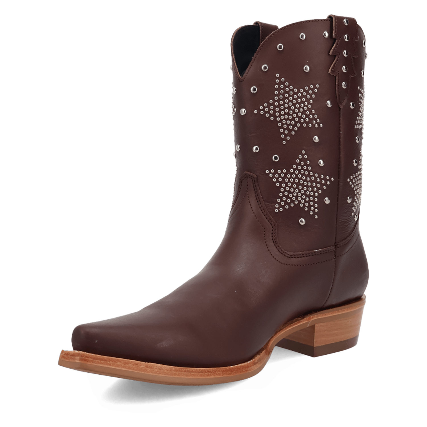 PRODUCT SHOT LONE STAR LEATHER BOOT AT 225 DEGREE ANGLE