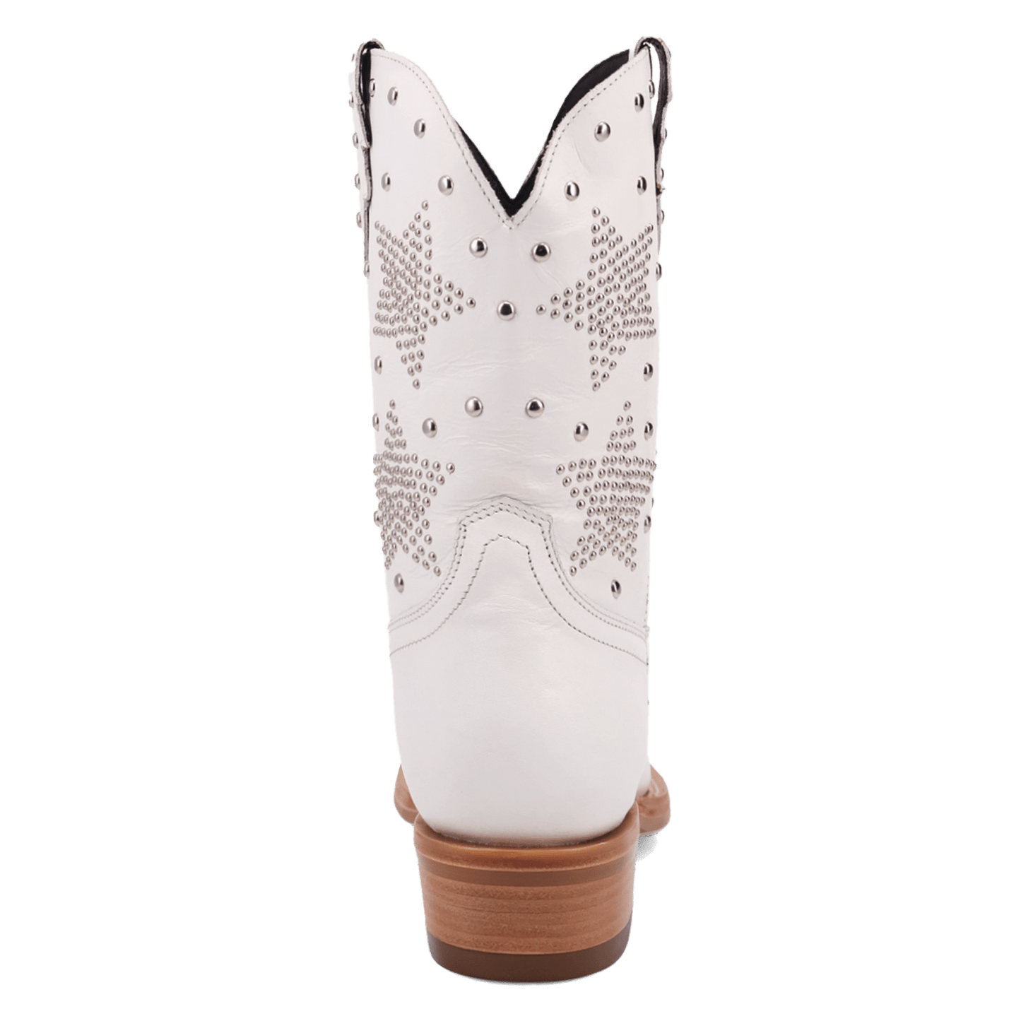 PRODUCT SHOT LONE STAR LEATHER BOOT AT 180 DEGREE BACK ANGLE