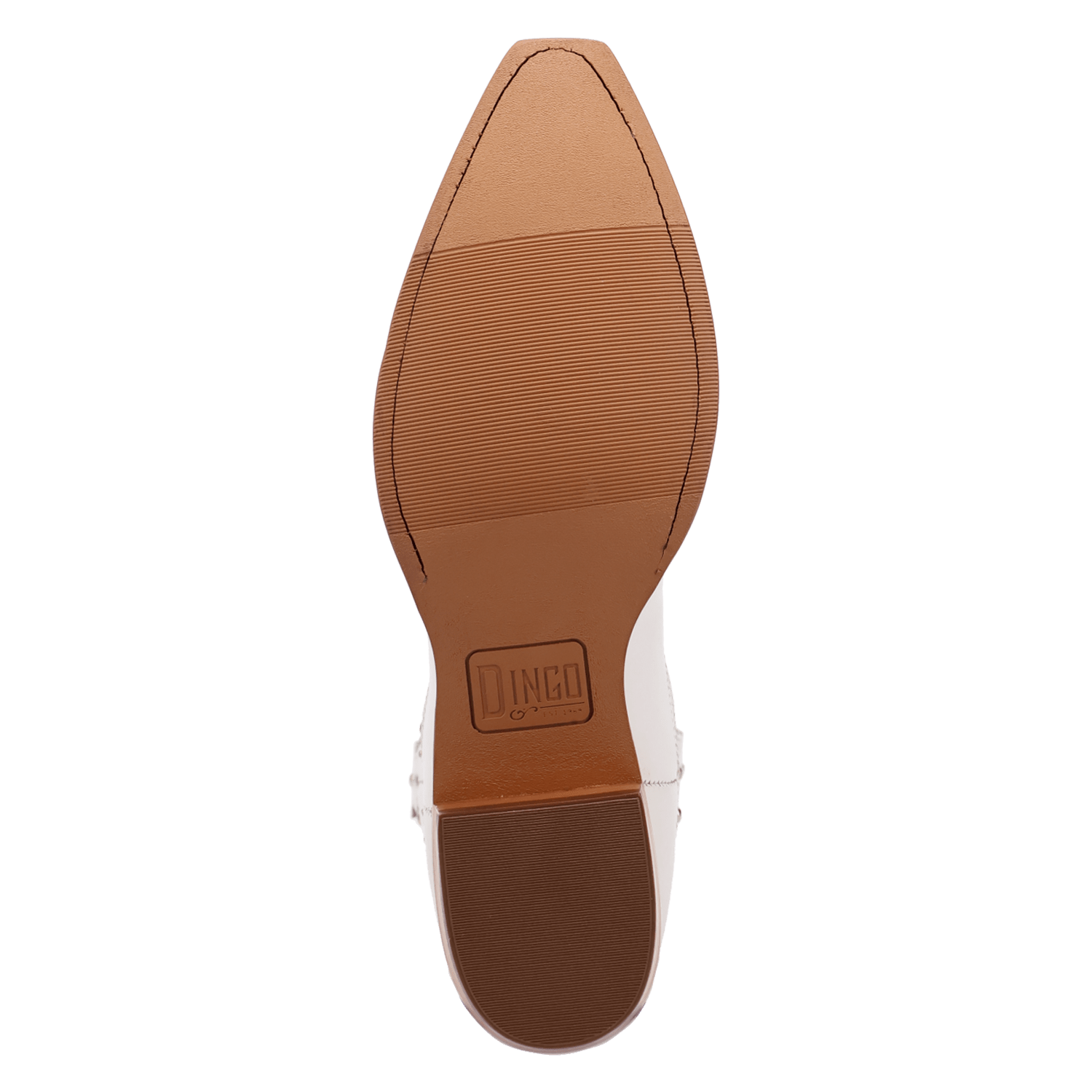 PRODUCT SHOT LONE STAR LEATHER BOOT AT OUTSOLE ANGLE