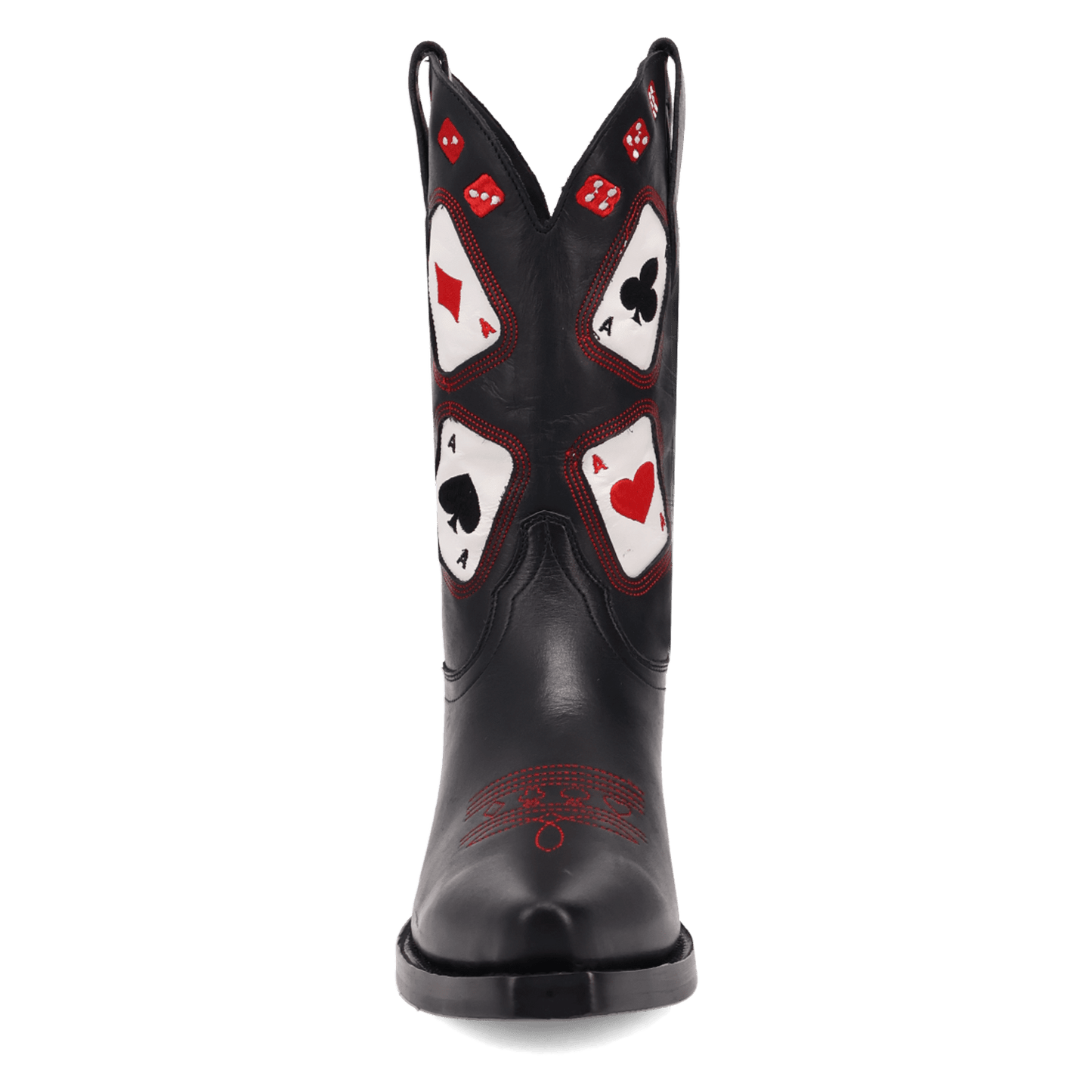 PRODUCT SHOT ACE HIGH LEATHER BOOT AT FRONT ANGLE