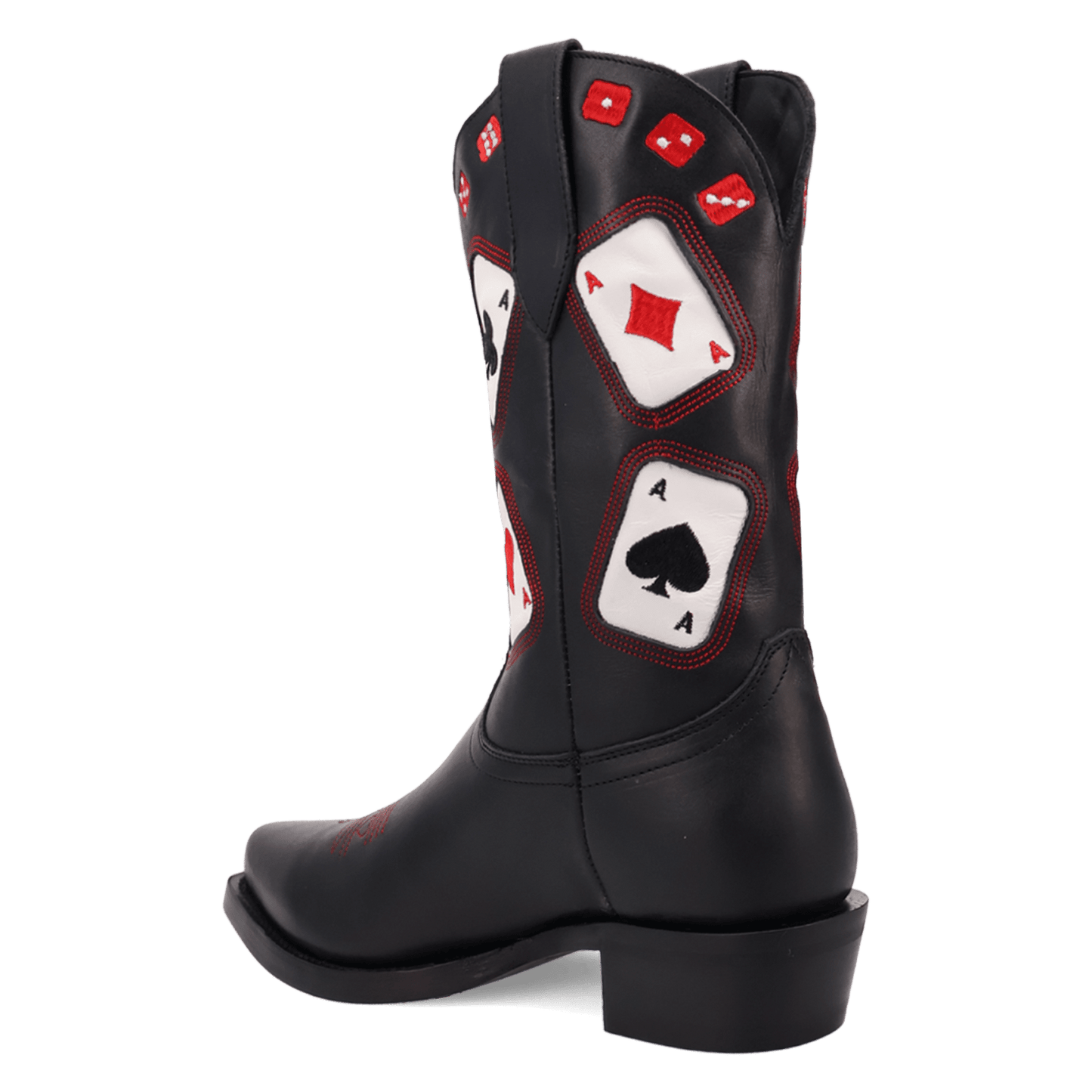 PRODUCT SHOT ACE HIGH LEATHER BOOT AT 270 DEGREE ANGLE