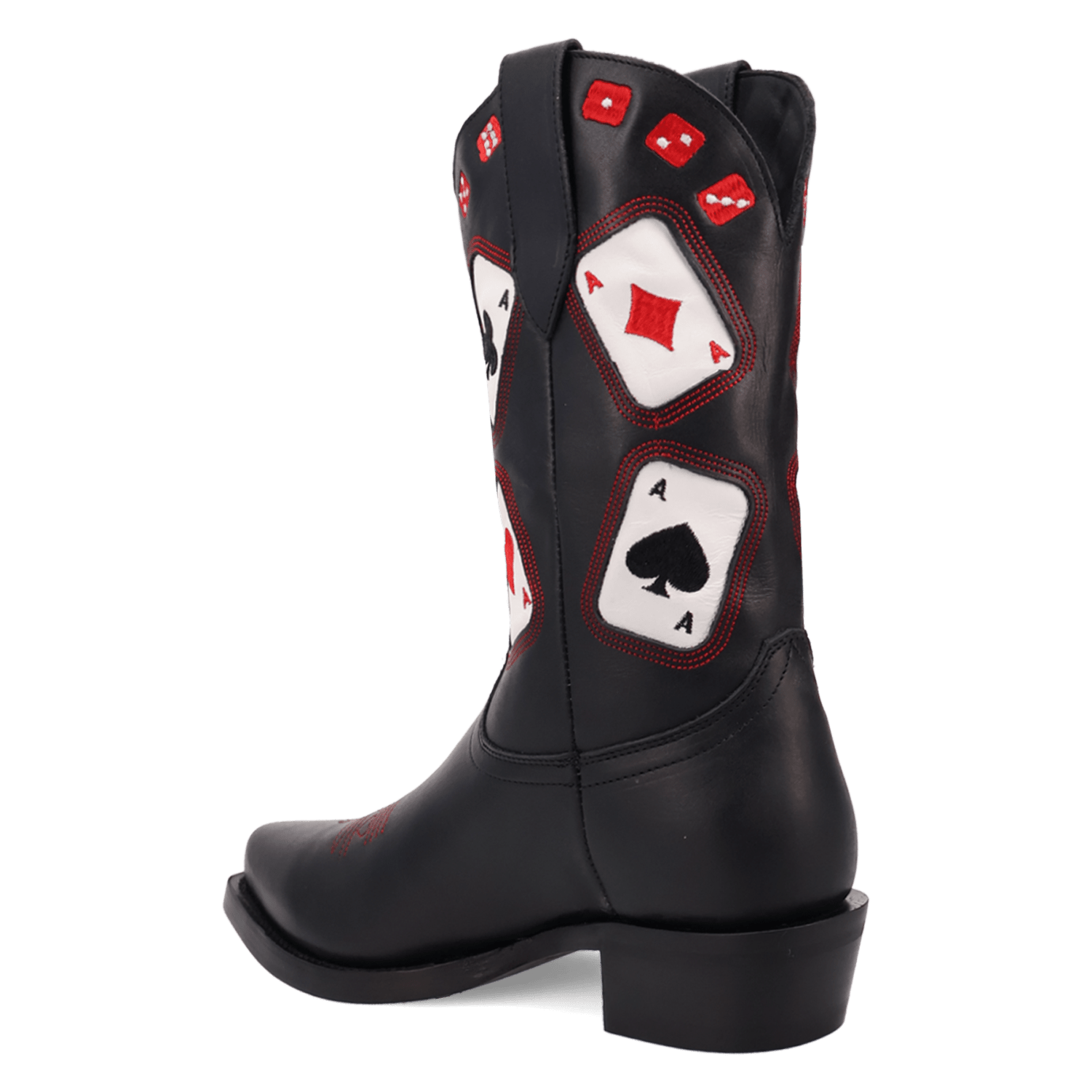 PRODUCT SHOT ACE HIGH LEATHER BOOT AT 270 DEGREE ANGLE