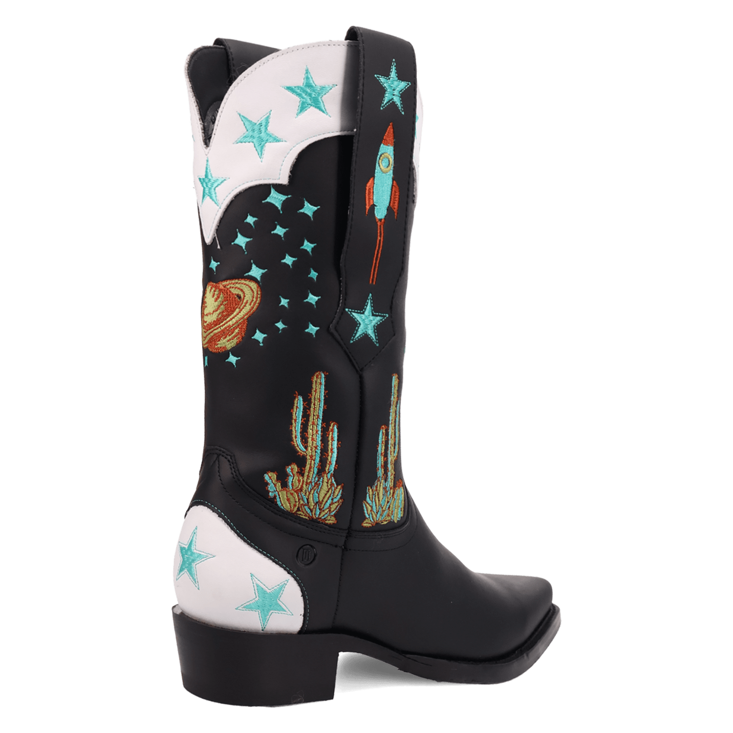 PRODUCT SHOT SPACE COWBOY LEATHER BOOT AT 315 DEGREE ANGLE