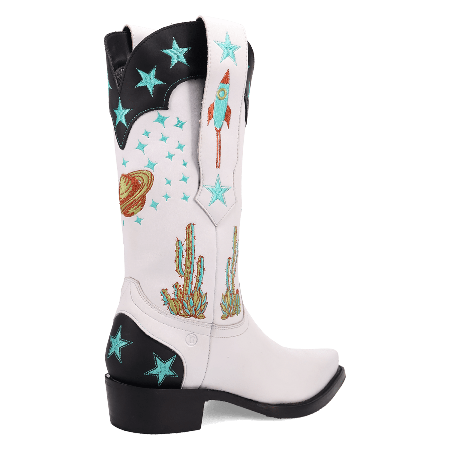 PRODUCT SHOT SPACE COWBOY LEATHER BOOT AT 315 DEGREE ANGLE