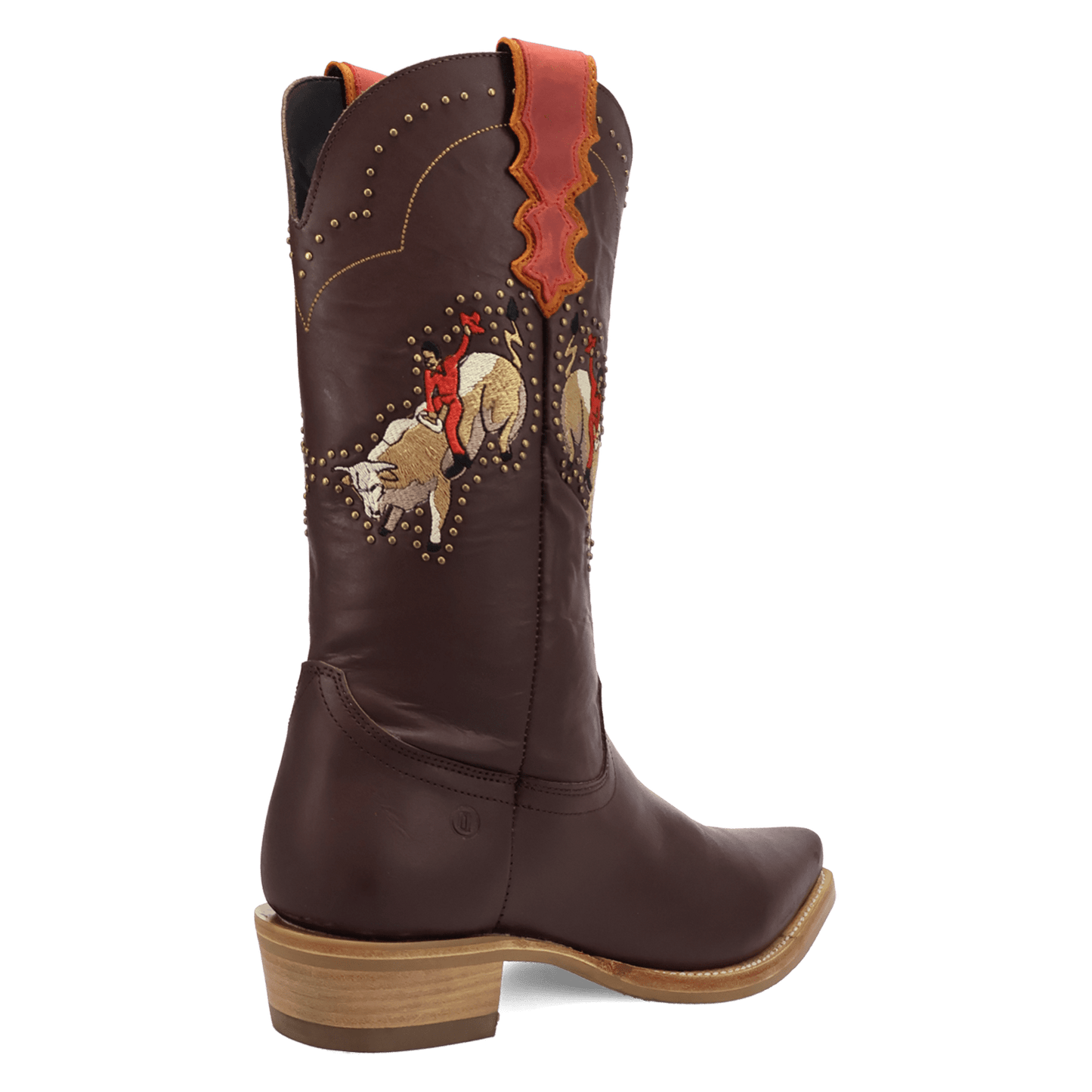 PRODUCT SHOT BUCK YEAH LEATHER BOOT AT 315 DEGREE ANGLE
