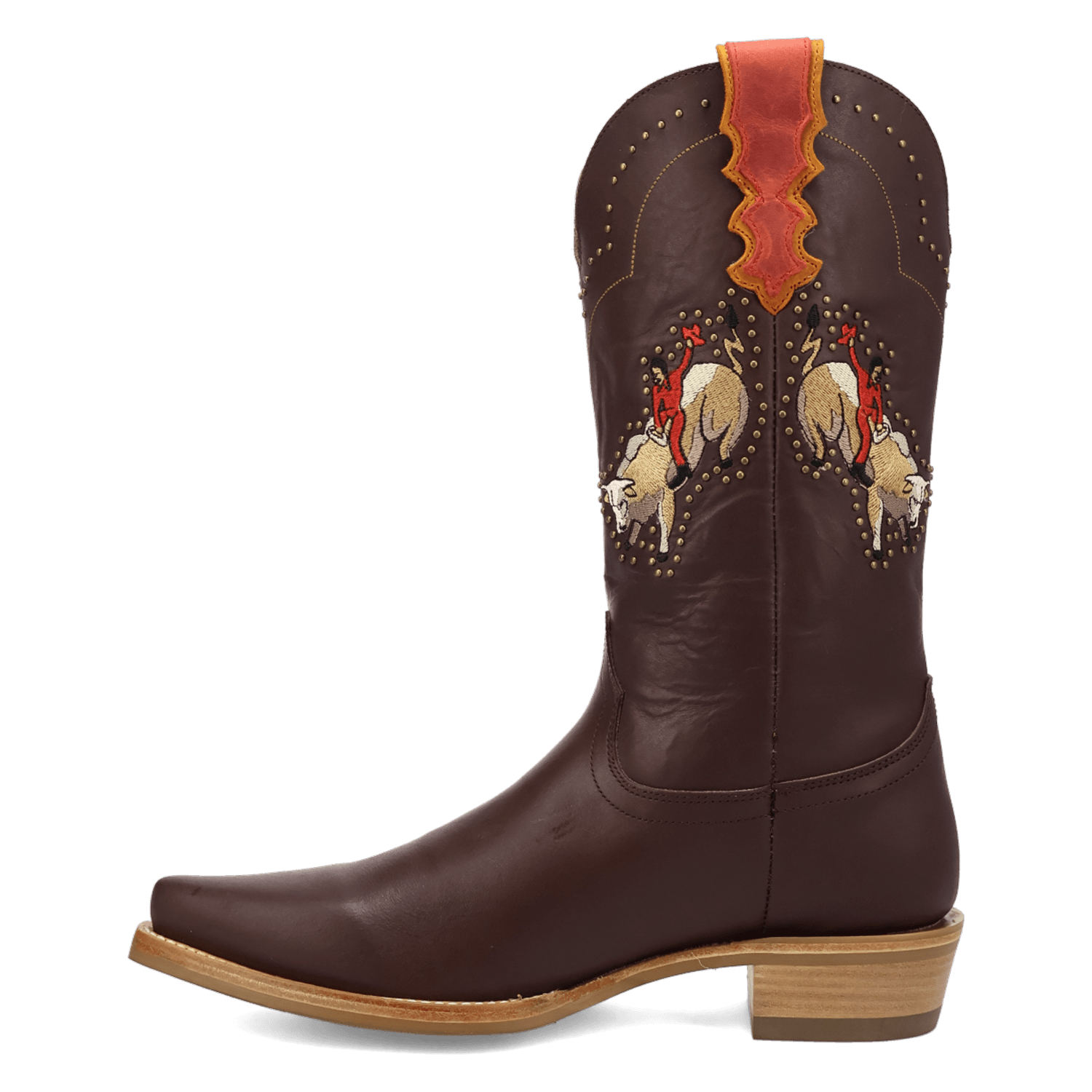 PRODUCT SHOT BUCK YEAH LEATHER BOOT AT 135 DEGREE OUTSIDE ANGLE