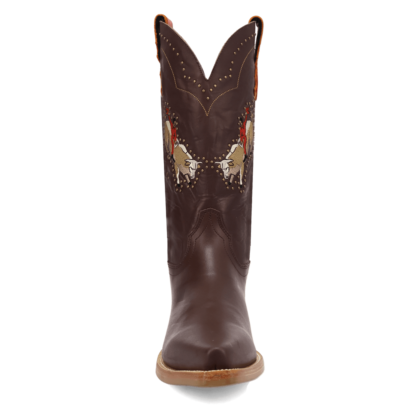 PRODUCT SHOT BUCK YEAH LEATHER BOOT AT FRONT ANGLE